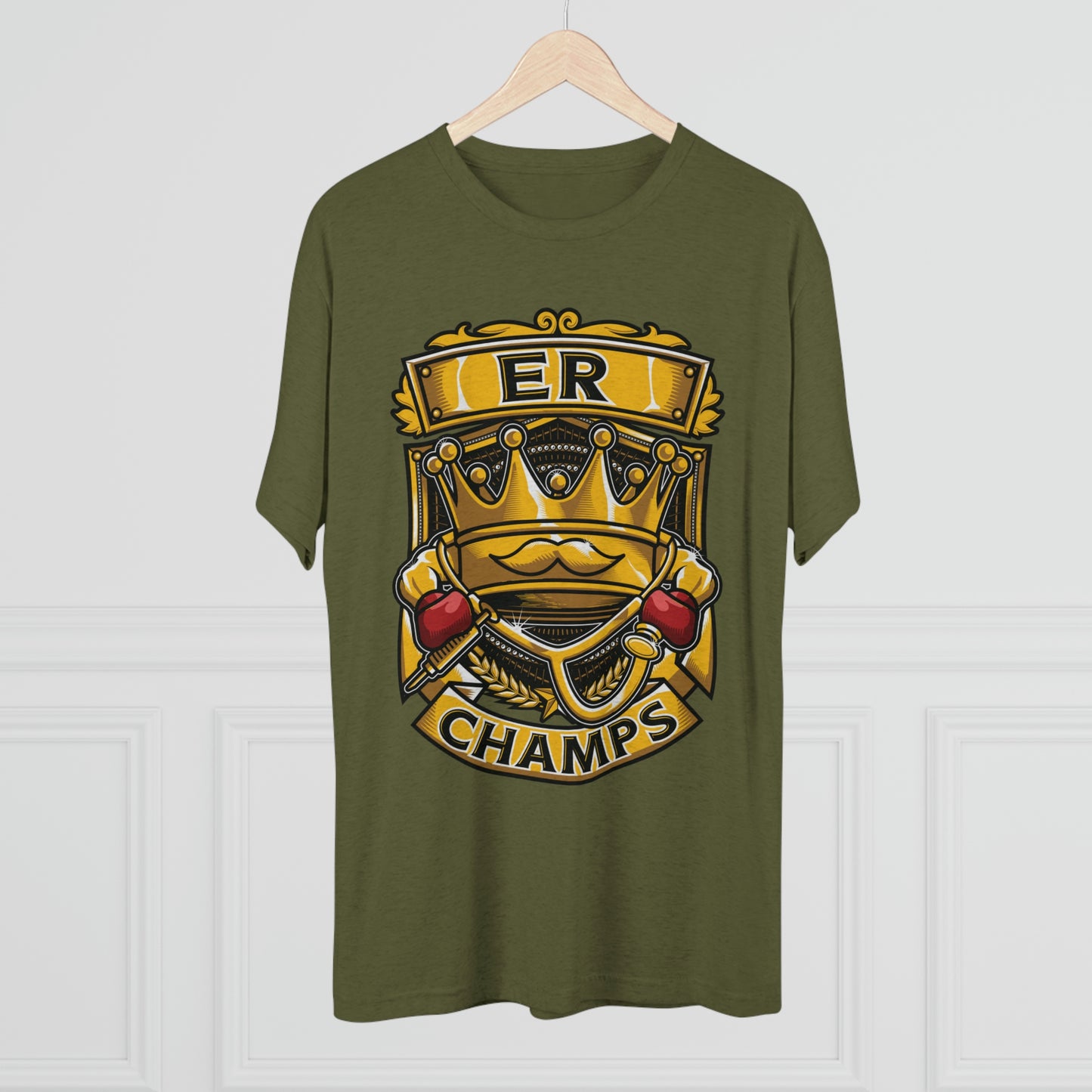 ER CHAMPS - PREMIUM SOFT - Unisex Tri-Blend Crew Tee (Next Level 6010)