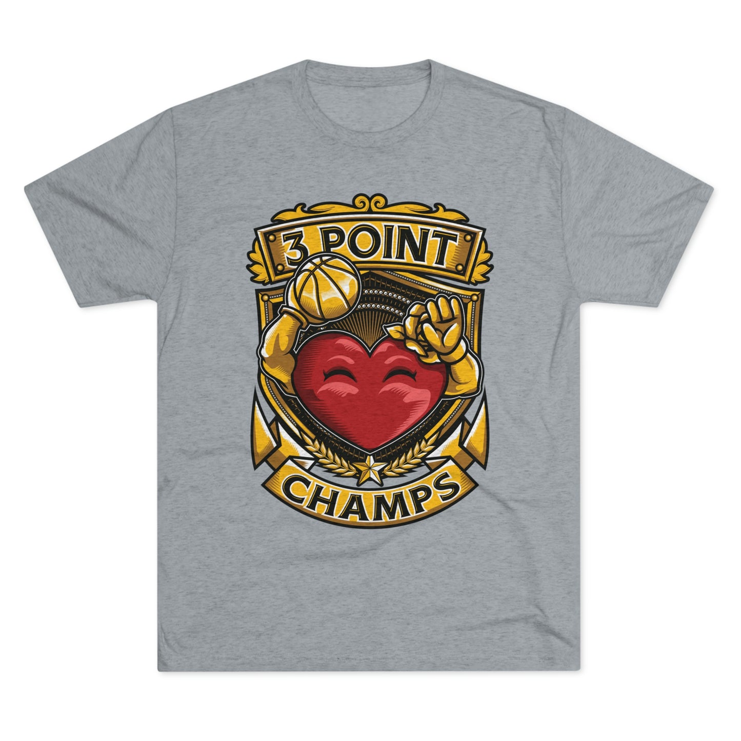 3 POINT CHAMPS - PREMIUM SOFT - Unisex Tri-Blend Crew Tee (Next Level 6010)