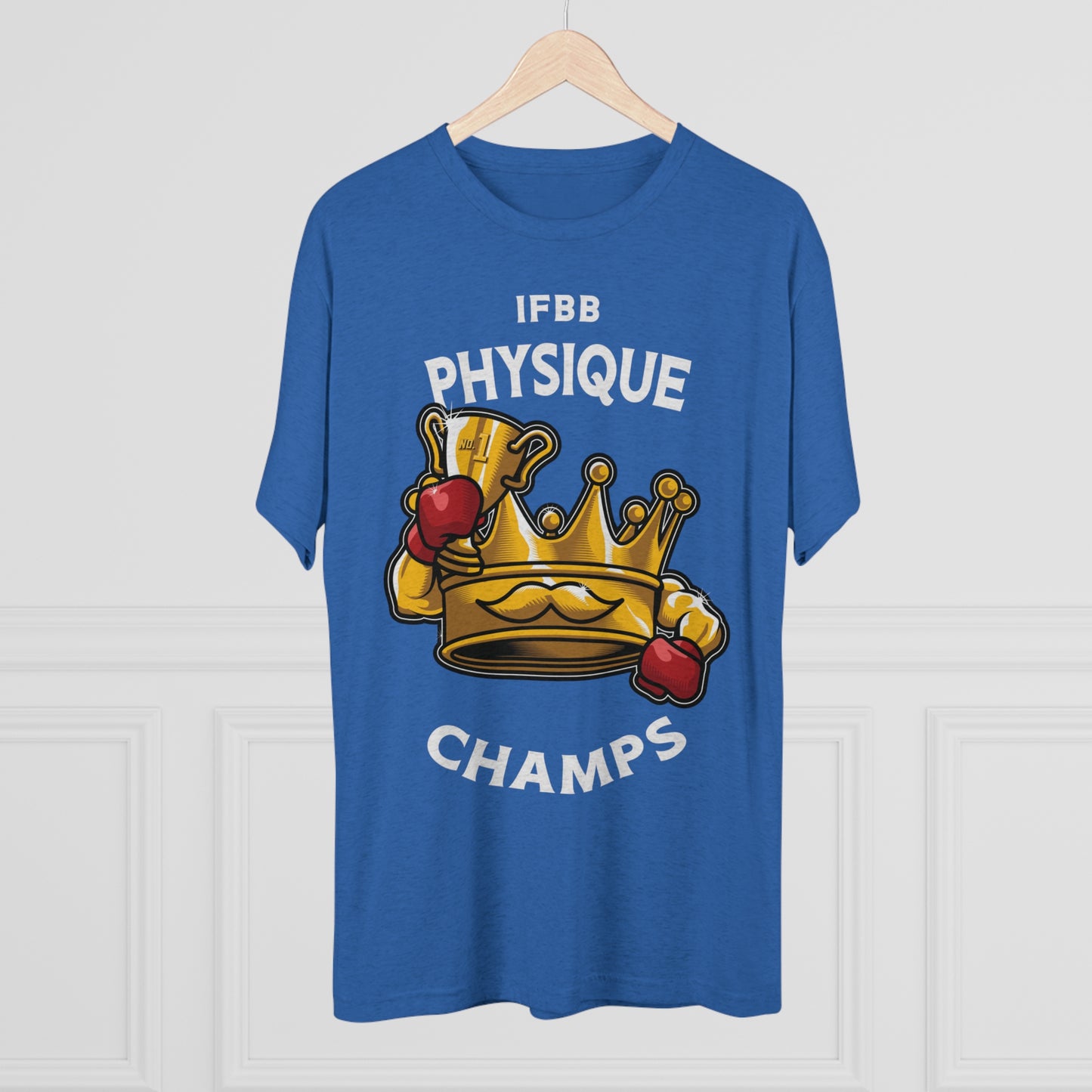 IFBB PHYSIQUE CHAMPS (v2) - PREMIUM SOFT - Unisex Tri-Blend Crew Tee (Next Level 6010)