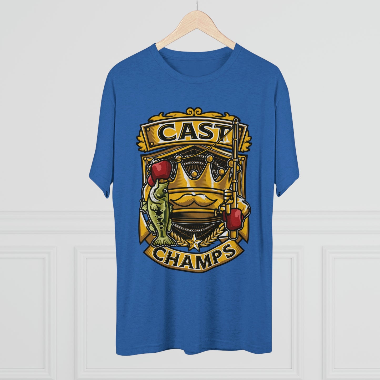 CAST CHAMPS - PREMIUM SOFT - Unisex Tri-Blend Crew Tee (Next Level 6010)