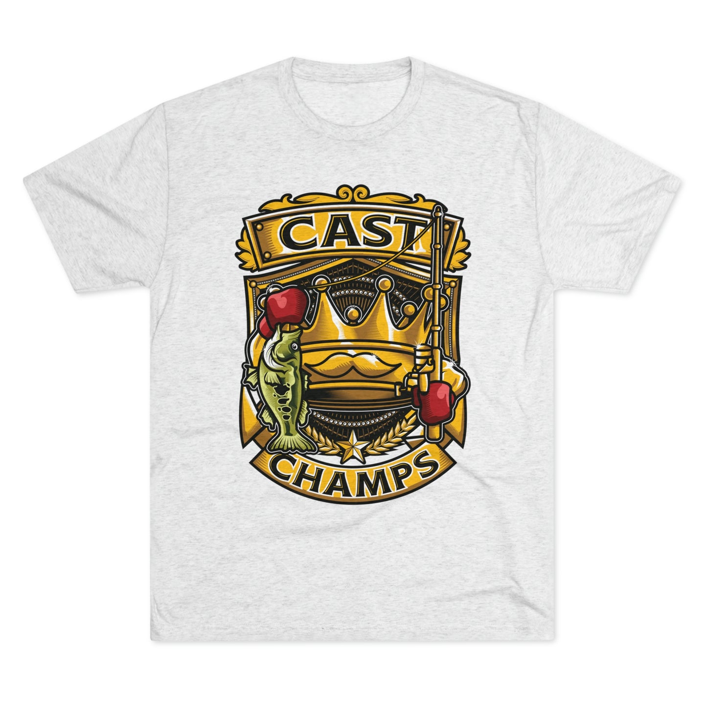 CAST CHAMPS - PREMIUM SOFT - Unisex Tri-Blend Crew Tee (Next Level 6010)