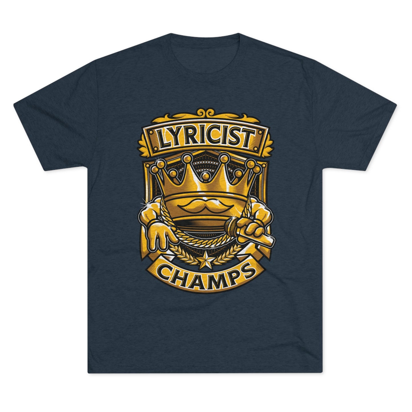 LYRICIST CHAMPS - PREMIUM SOFT - Unisex Tri-Blend Crew Tee (Next Level 6010)