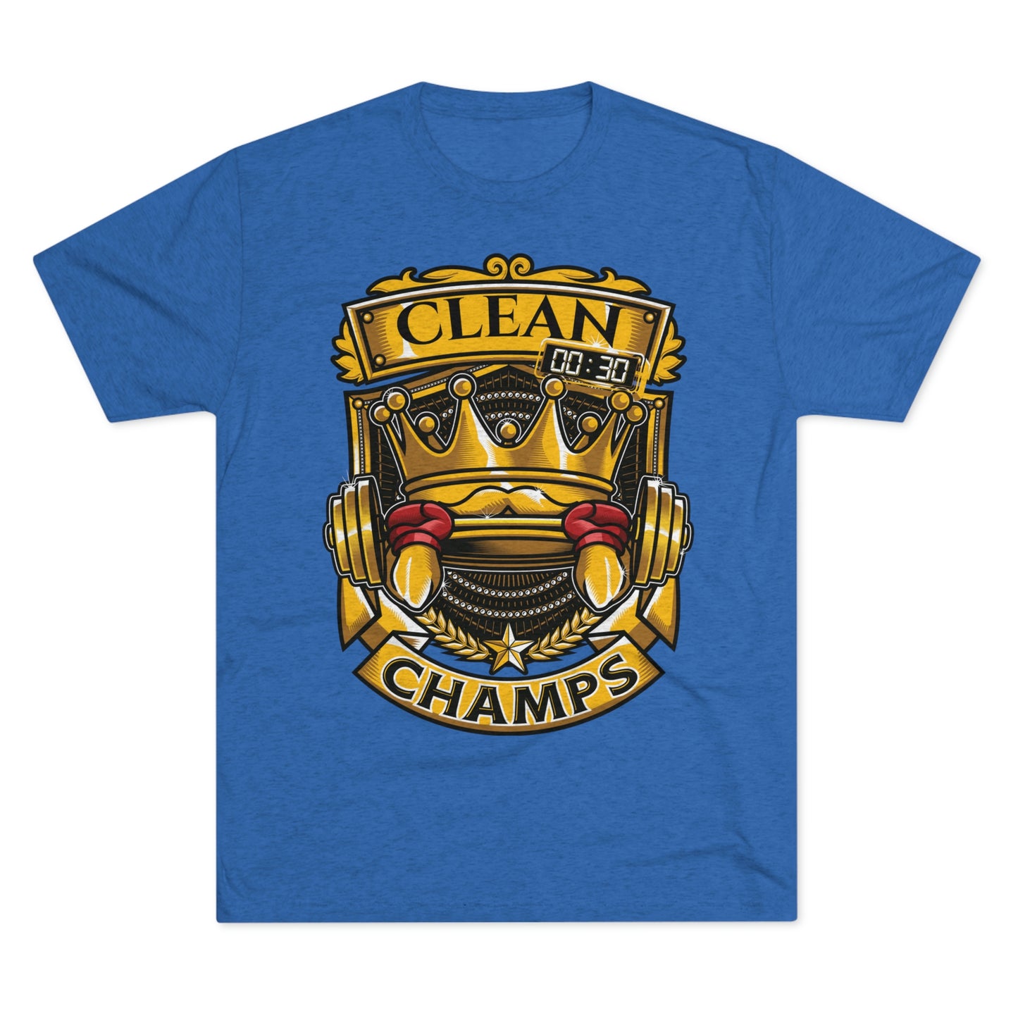 CLEAN CHAMPS - PREMIUM SOFT - Unisex Tri-Blend Crew Tee (Next Level 6010)