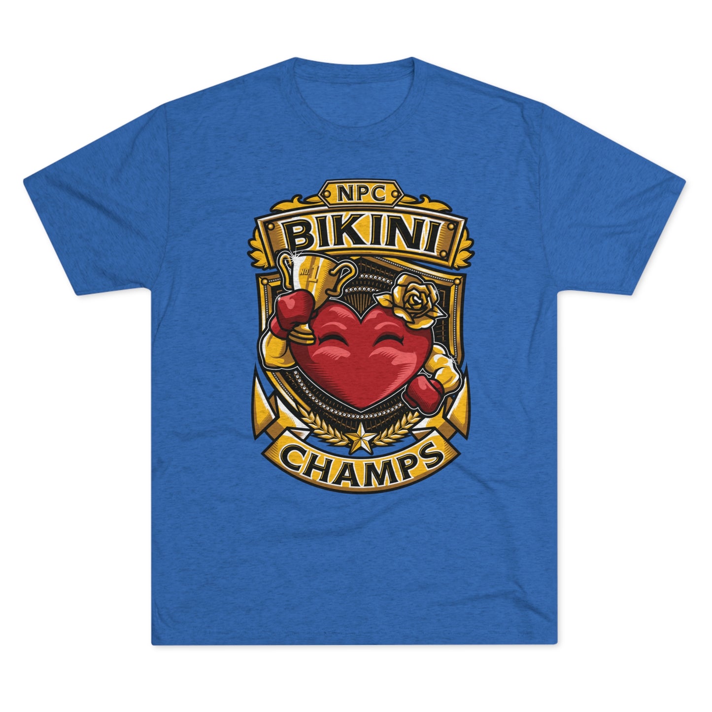 NPC BIKINI CHAMPS - PREMIUM SOFT - Unisex Tri-Blend Crew Tee (Next Level 6010)