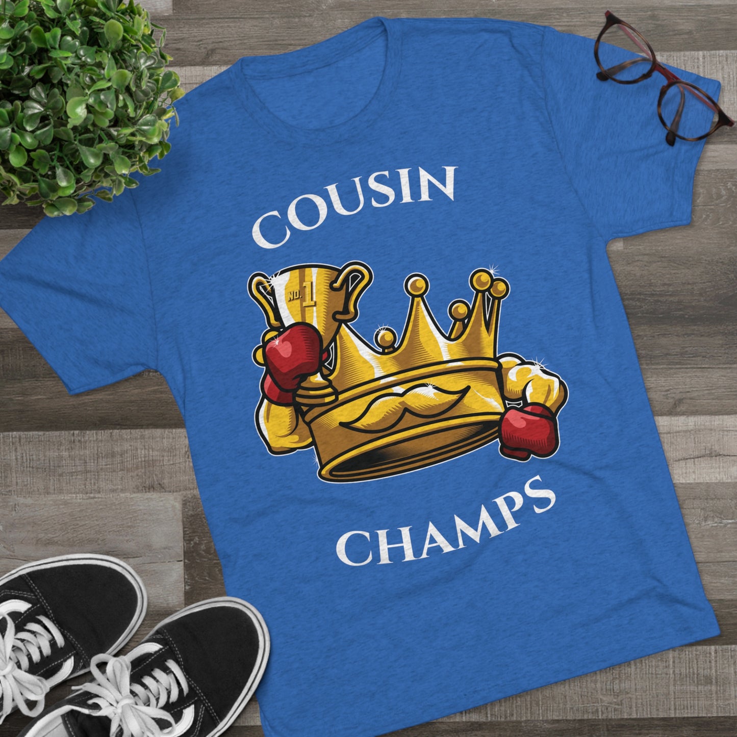 COUSIN CHAMPS - PREMIUM SOFT - Unisex Tri-Blend Crew Tee (Next Level 6010)