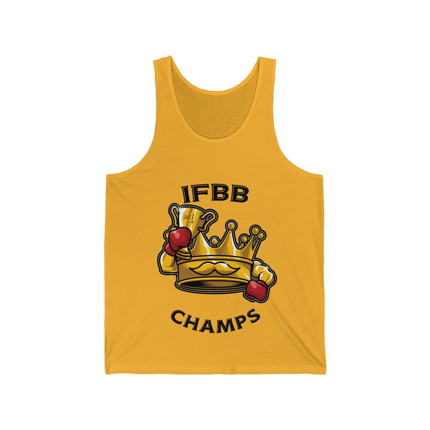 IFBB CHAMPS (v2) - PREMIUM SOFT - Unisex Jersey Tank (Bella+Canvas 3480)