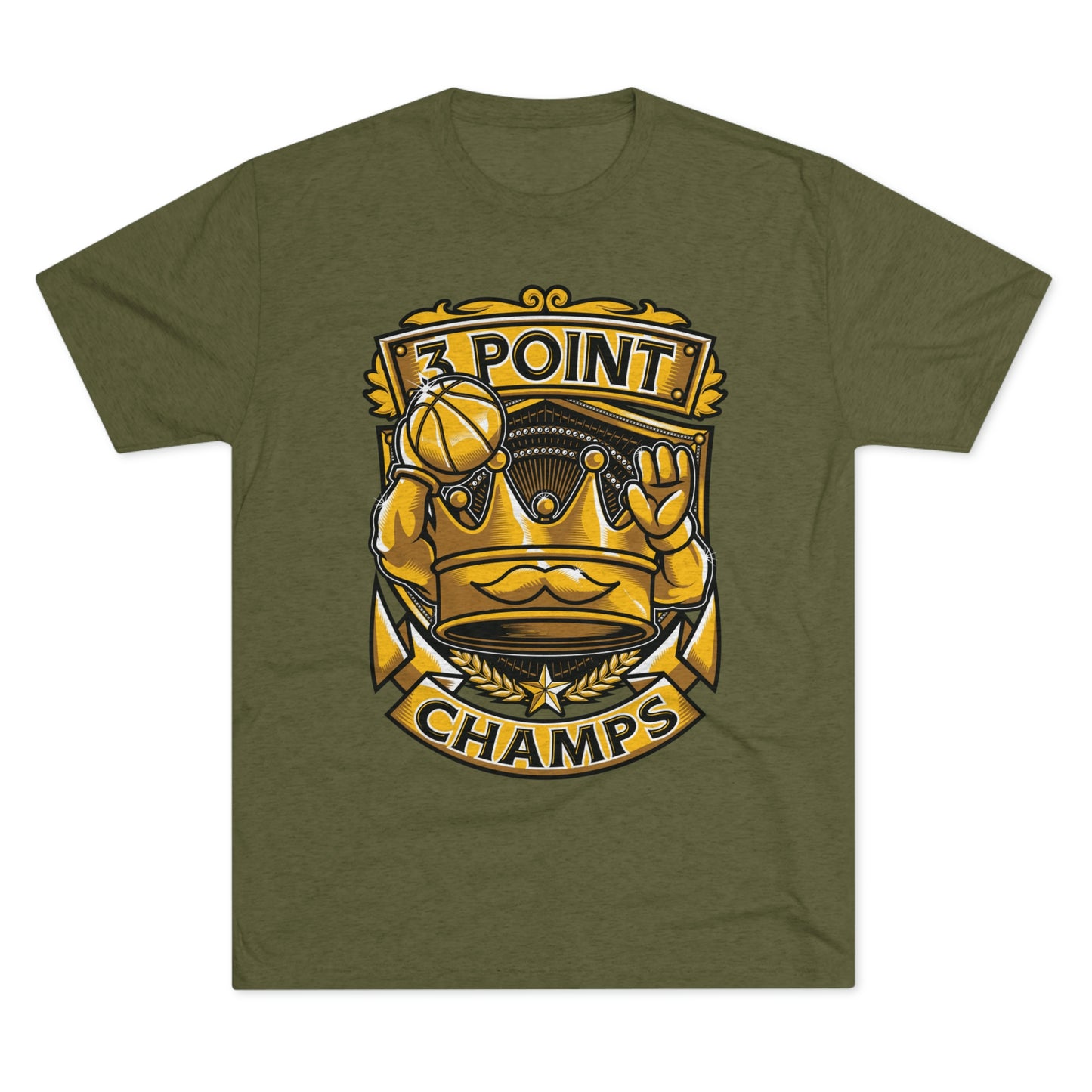 3 POINT CHAMPS - PREMIUM SOFT - Unisex Tri-Blend Crew Tee (Next Level 6010)