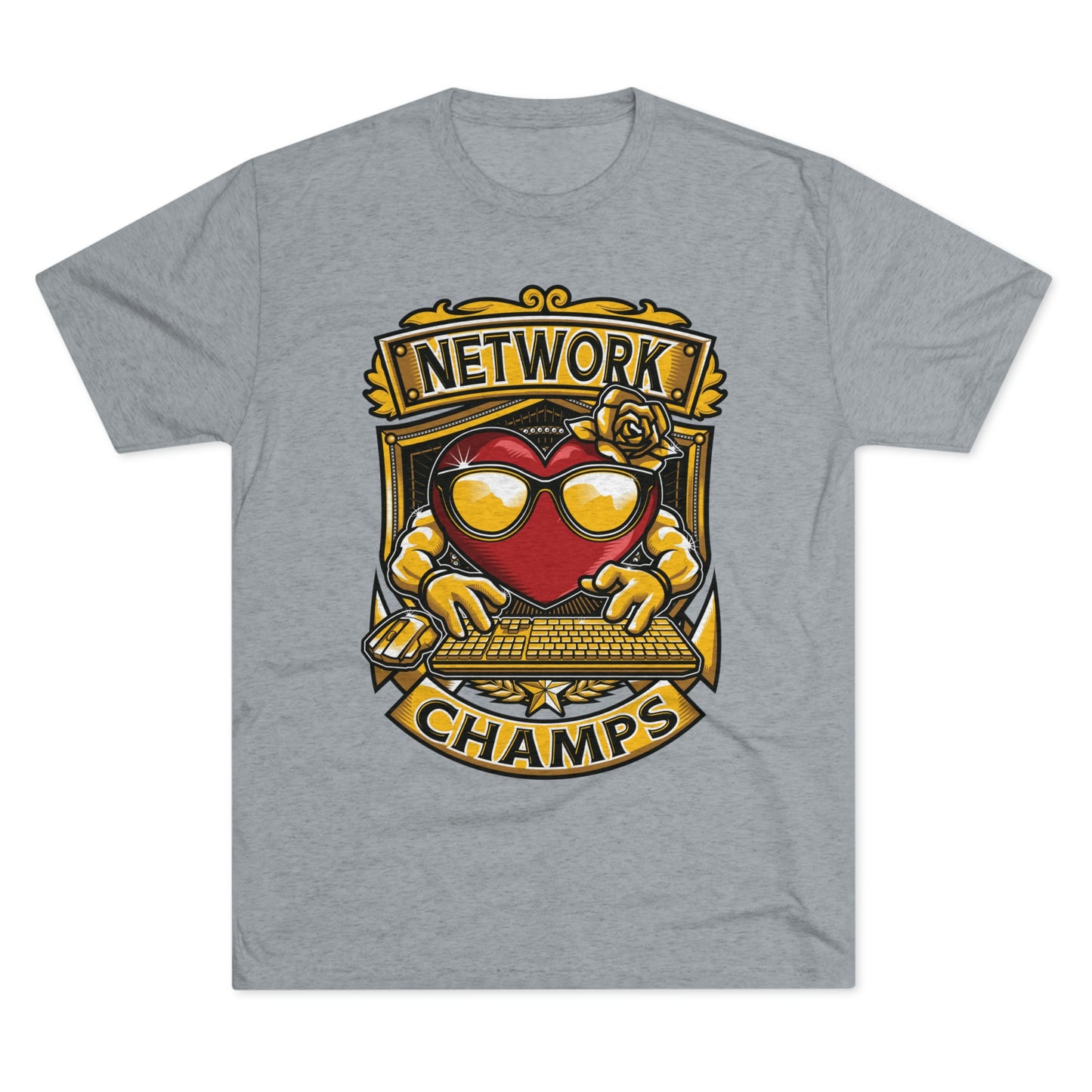 NETWORK CHAMPS - PREMIUM SOFT - Unisex Tri-Blend Crew Tee (Next Level 6010)