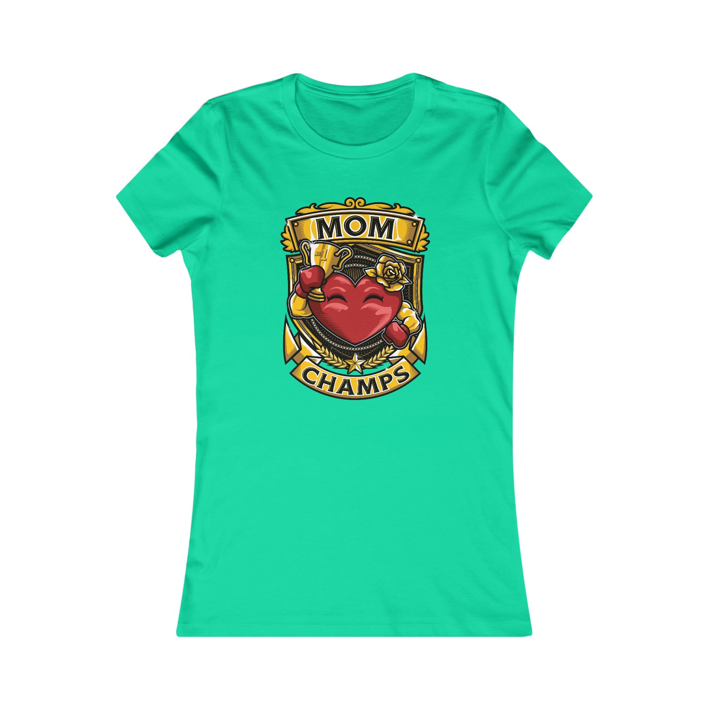 Mom Champs! Women's Favorite Tee (Bella+Canva)