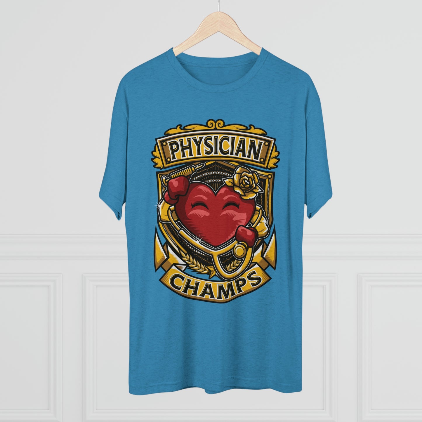 PHYSICIAN CHAMPS - PREMIUM SOFT - Unisex Tri-Blend Crew Tee (Next Level 6010)