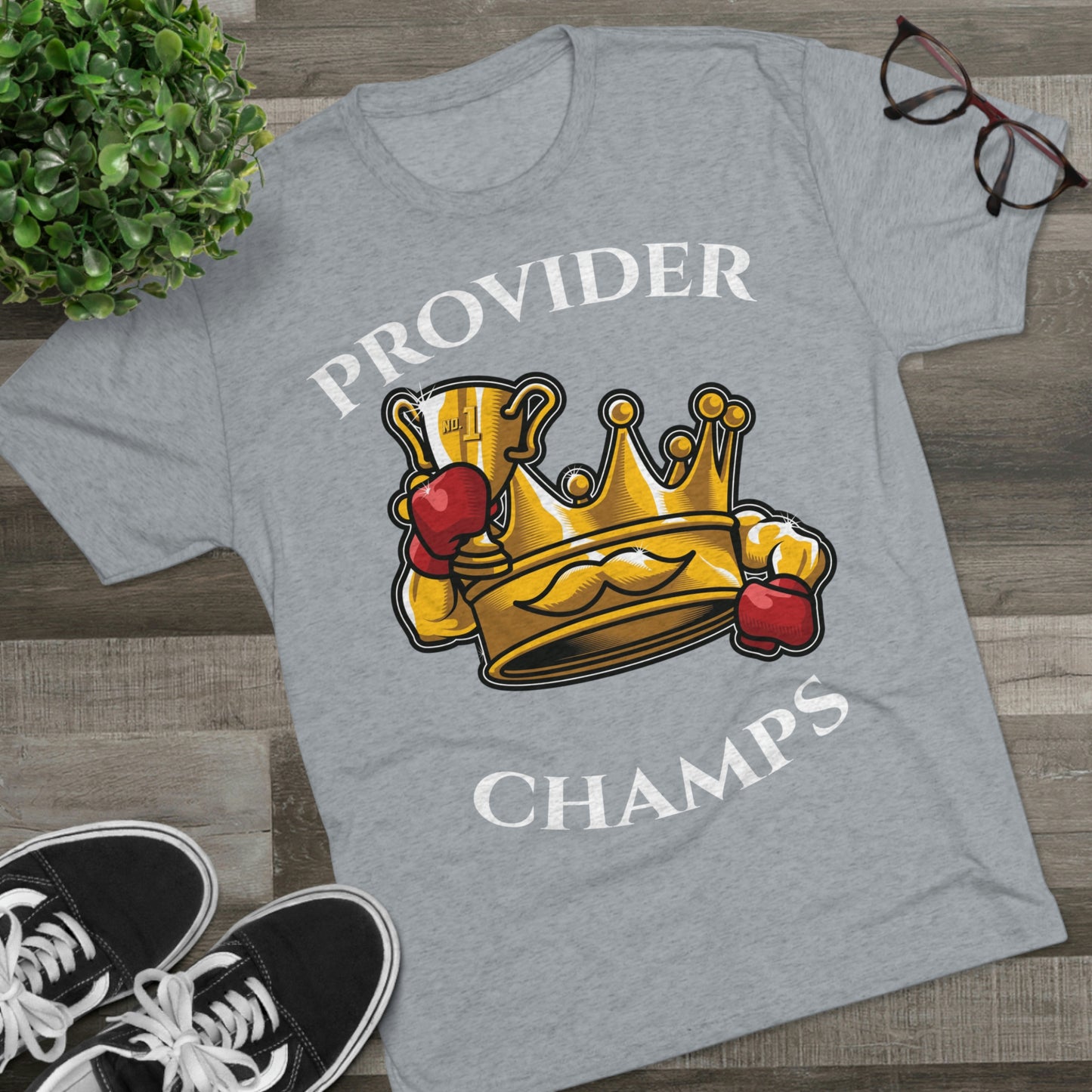 PROVIDER CHAMPS (Alternate Design) - PREMIUM SOFT - Unisex Tri-Blend Crew Tee (Next Level 6010)