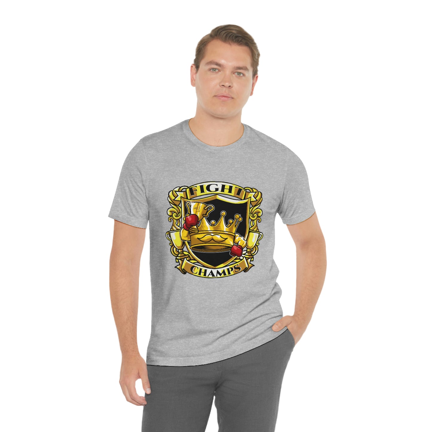 Fight Champs! Unisex Jersey Short Sleeve Tee (Bella+Canvas)