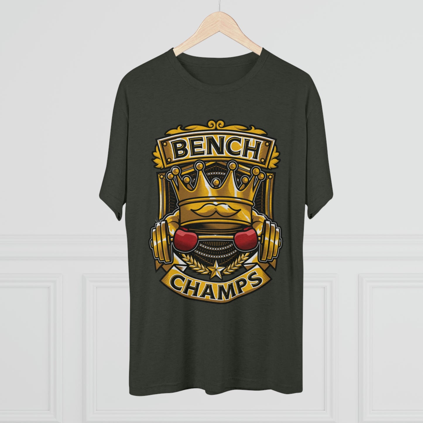BENCH CHAMPS - PREMIUM SOFT - Unisex Tri-Blend Crew Tee (Next Level 6010)