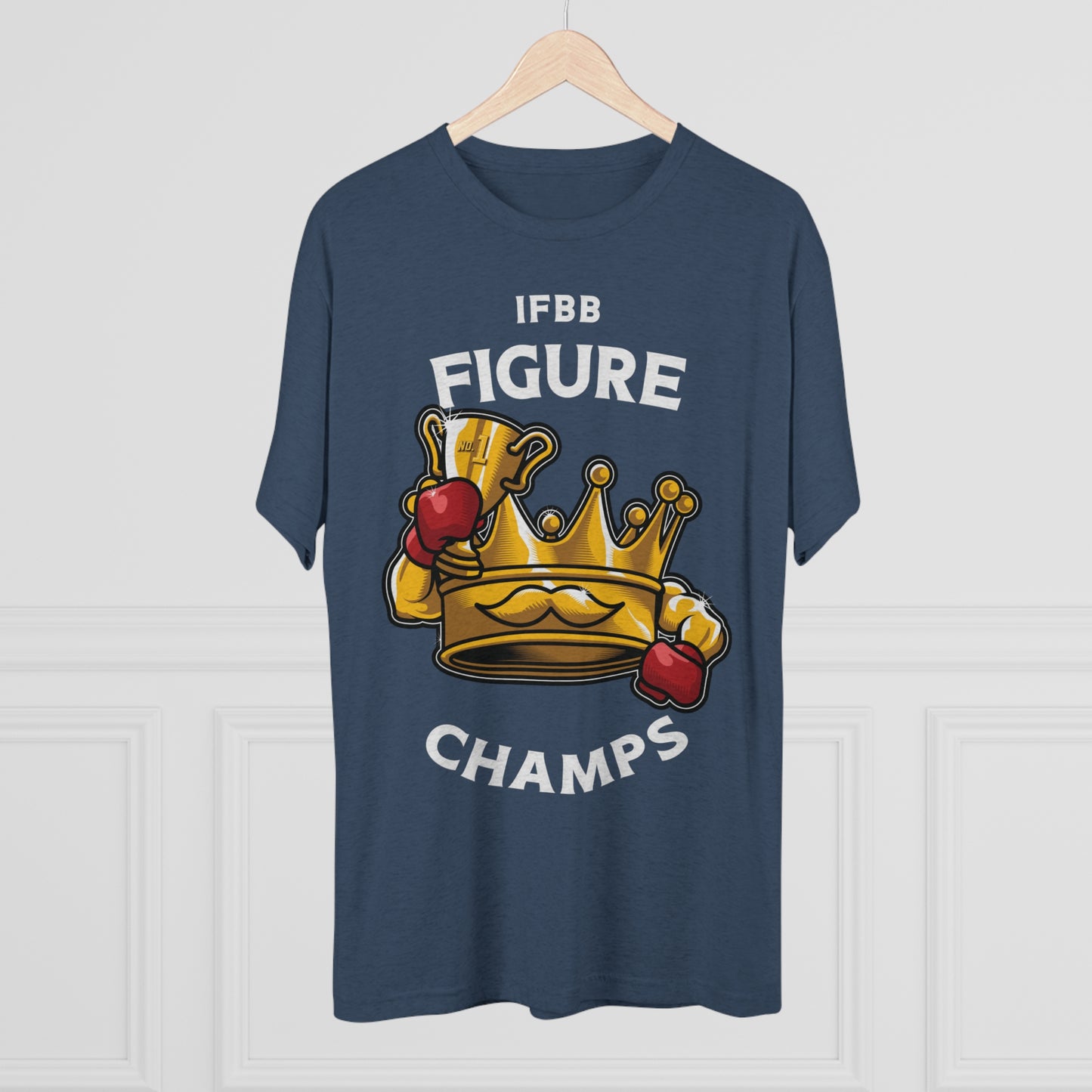 IFBB FIGURE CHAMPS (v2) - PREMIUM SOFT - Unisex Tri-Blend Crew Tee (Next Level 6010)