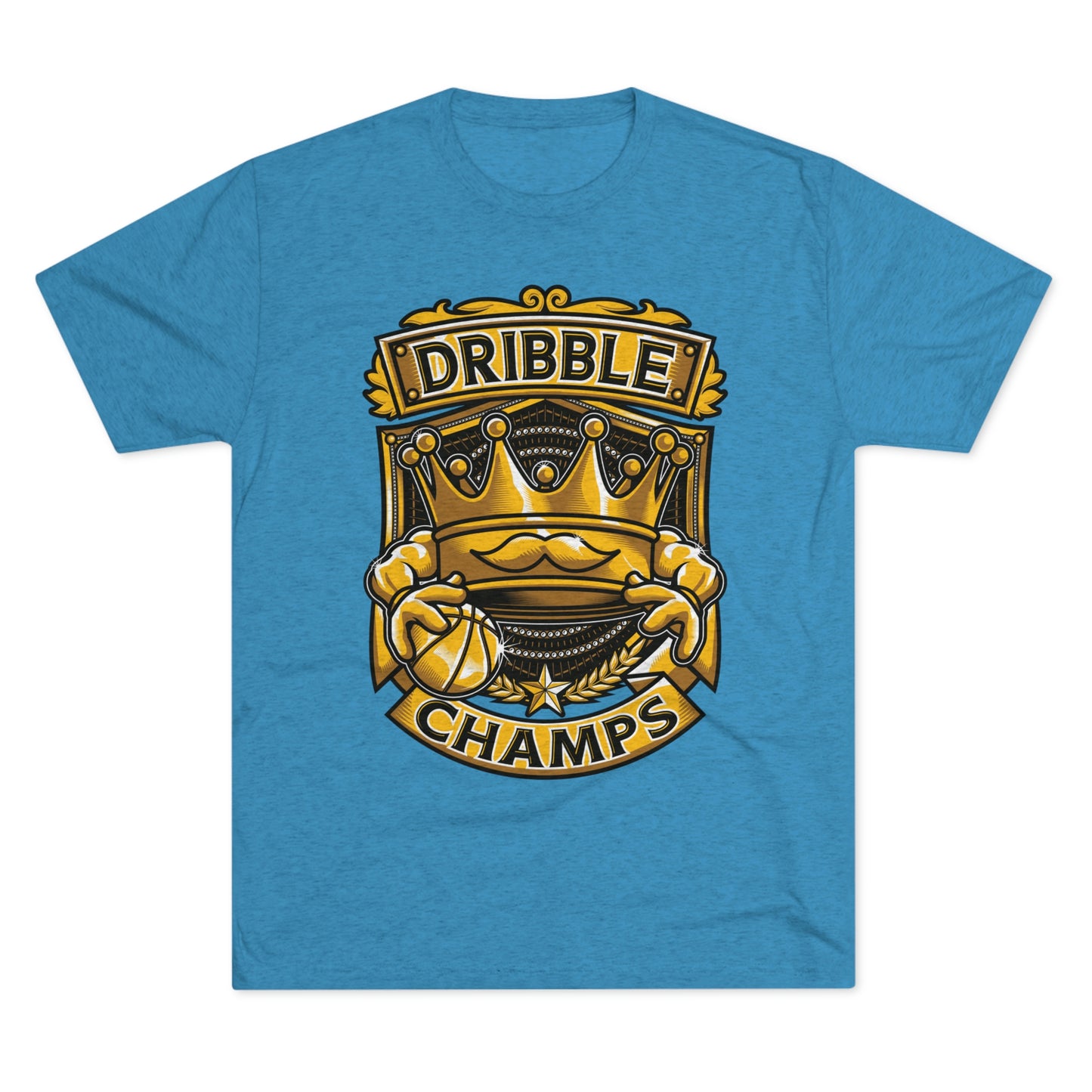 DRIBBLE CHAMPS - PREMIUM SOFT - Unisex Tri-Blend Crew Tee (Next Level 6010)