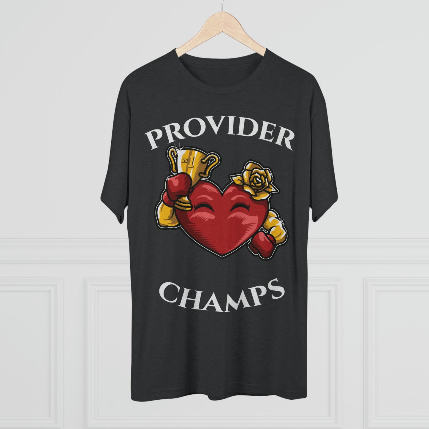 PROVIDER CHAMPS (Alternate Logo) - PREMIUM SOFT - Unisex Tri-Blend Crew Tee (Next Level 6010)