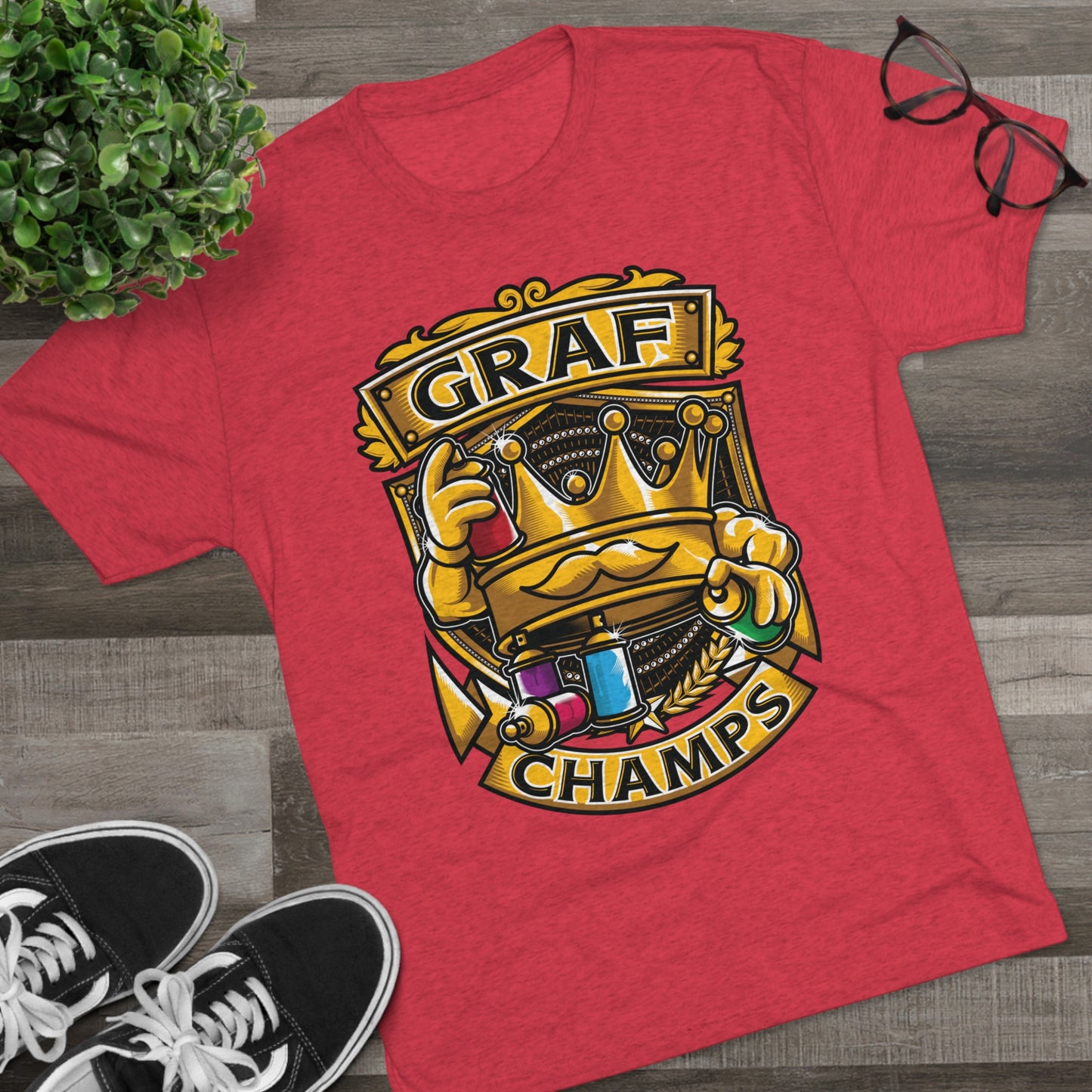 GRAF CHAMPS - PREMIUM SOFT - Unisex Tri-Blend Crew Tee (Next Level 6010)