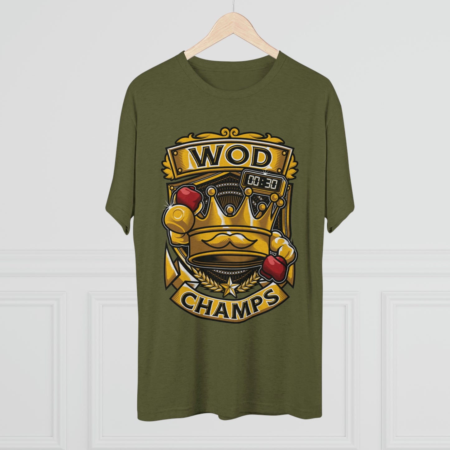 WOD CHAMPS - PREMIUM SOFT - Unisex Tri-Blend Crew Tee (Next Level 6010)