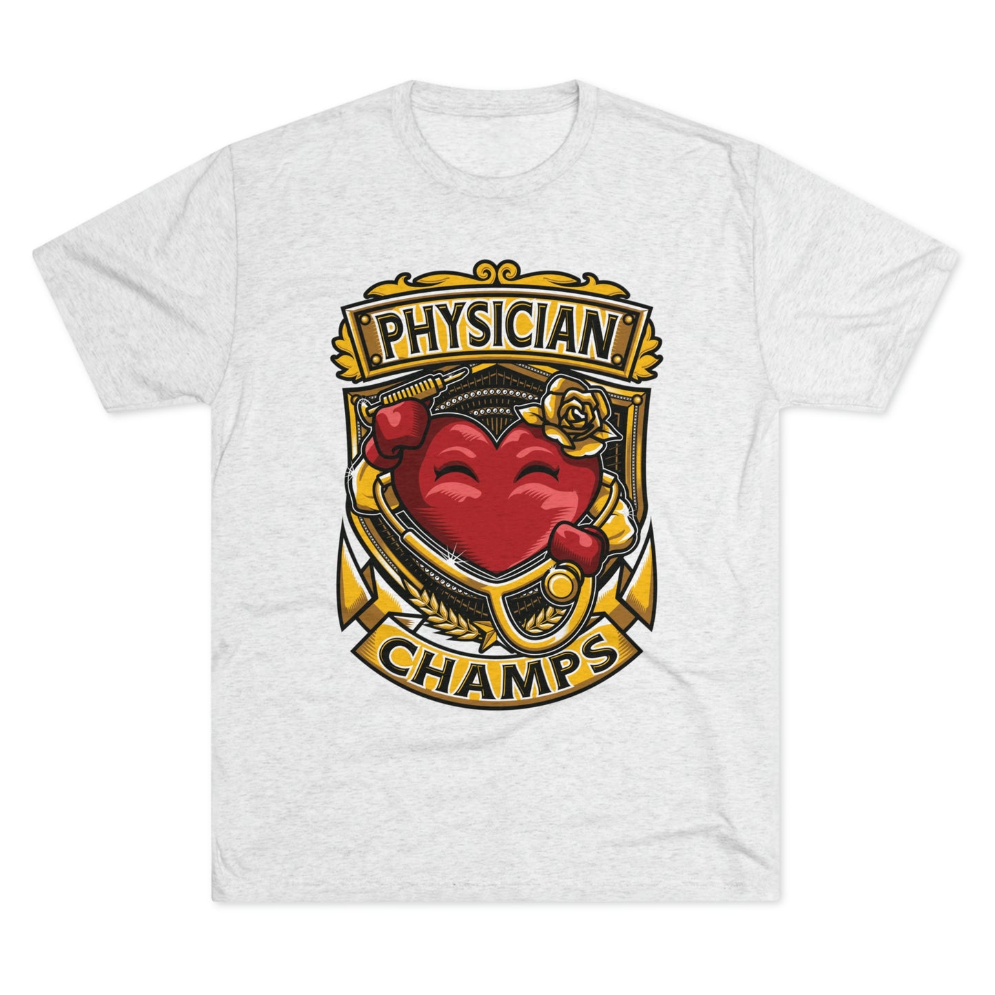 PHYSICIAN CHAMPS - PREMIUM SOFT - Unisex Tri-Blend Crew Tee (Next Level 6010)