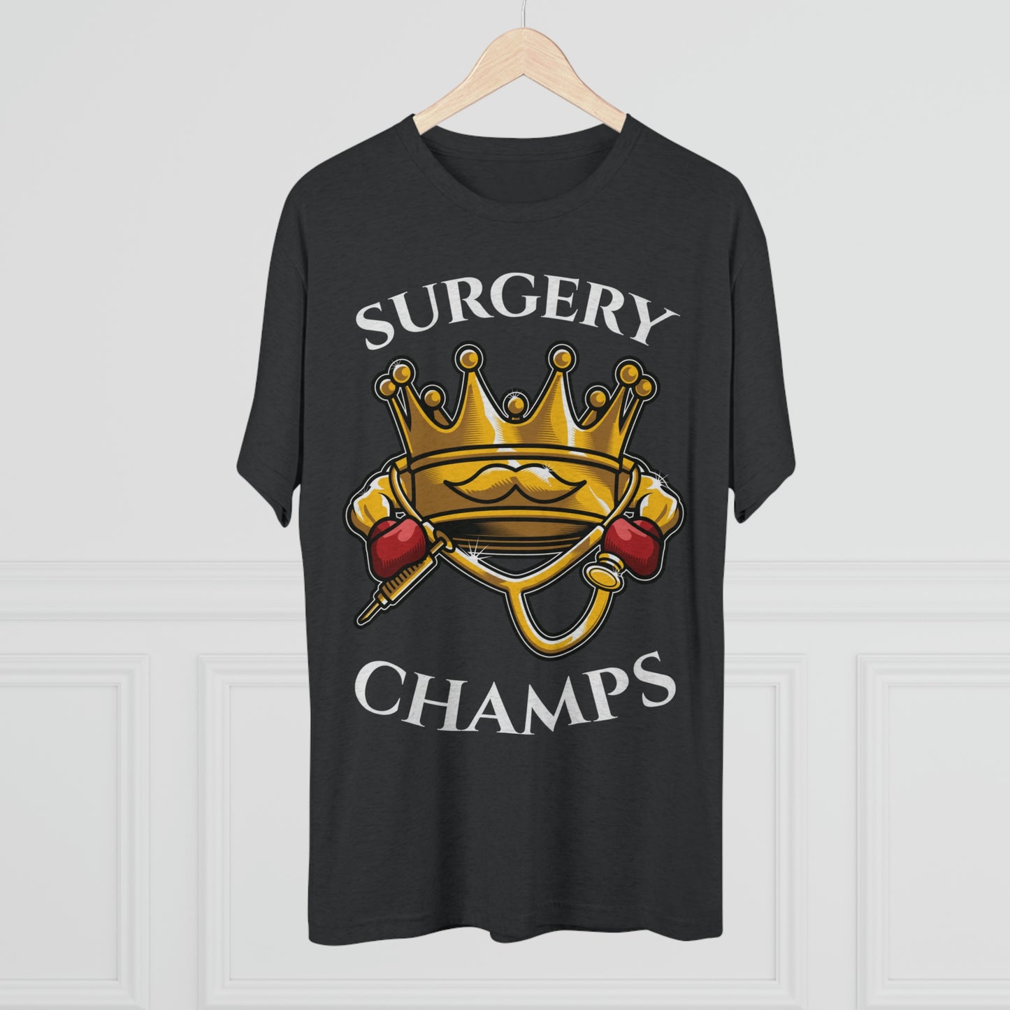 SURGERY CHAMPS - PREMIUM SOFT - Unisex Tri-Blend Crew Tee (Next Level 6010)