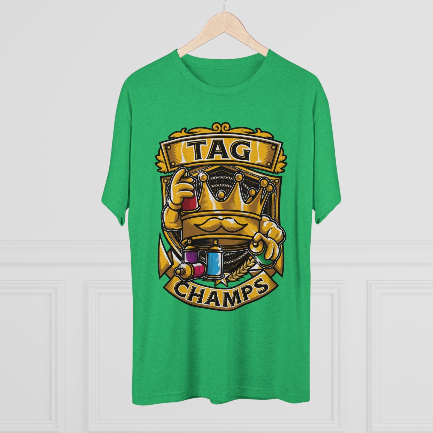TAG CHAMPS - PREMIUM SOFT - Unisex Tri-Blend Crew Tee (Next Level 6010)