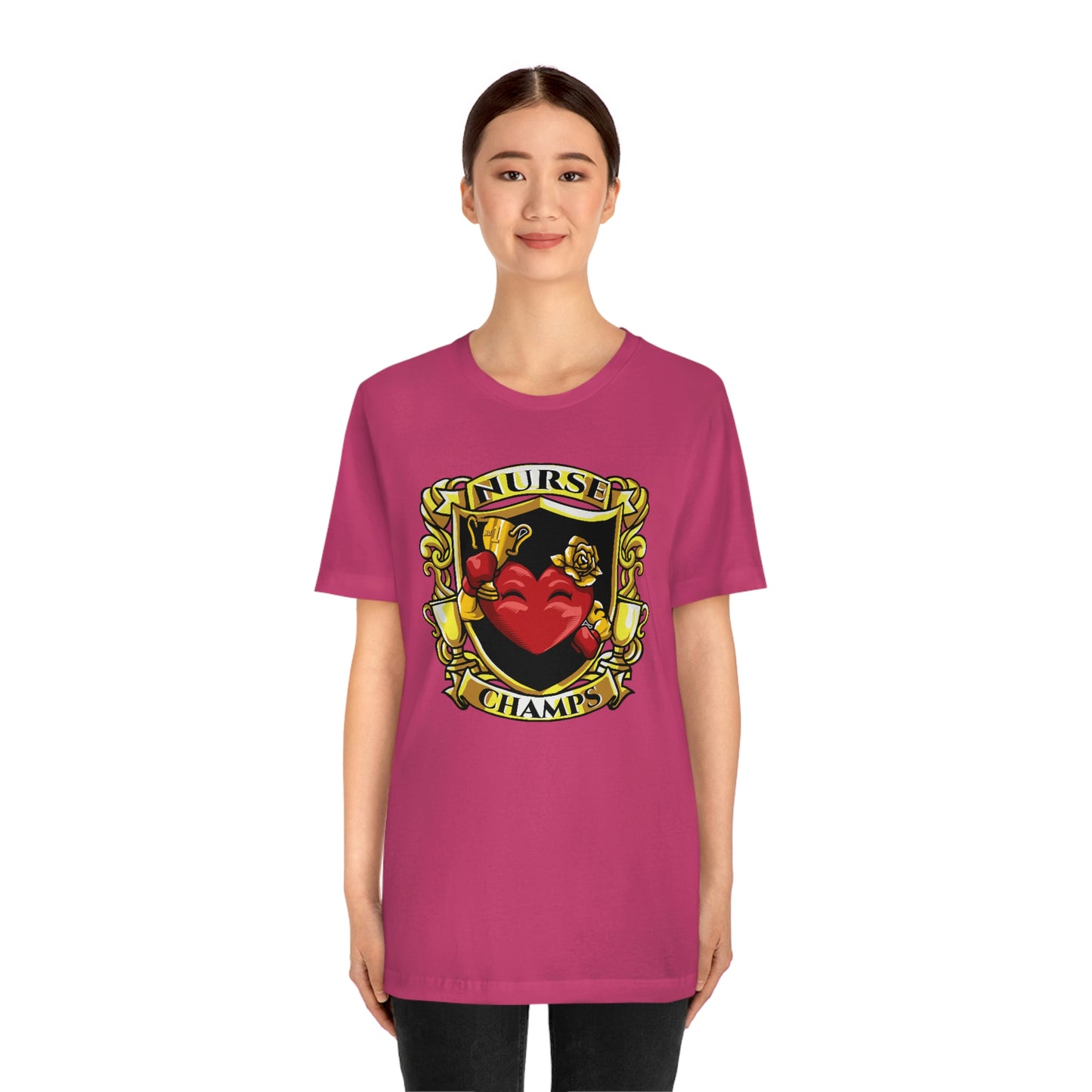 Nurse Champs! - Unisex Jersey Short Sleeve Tee (Bella+Canvas)