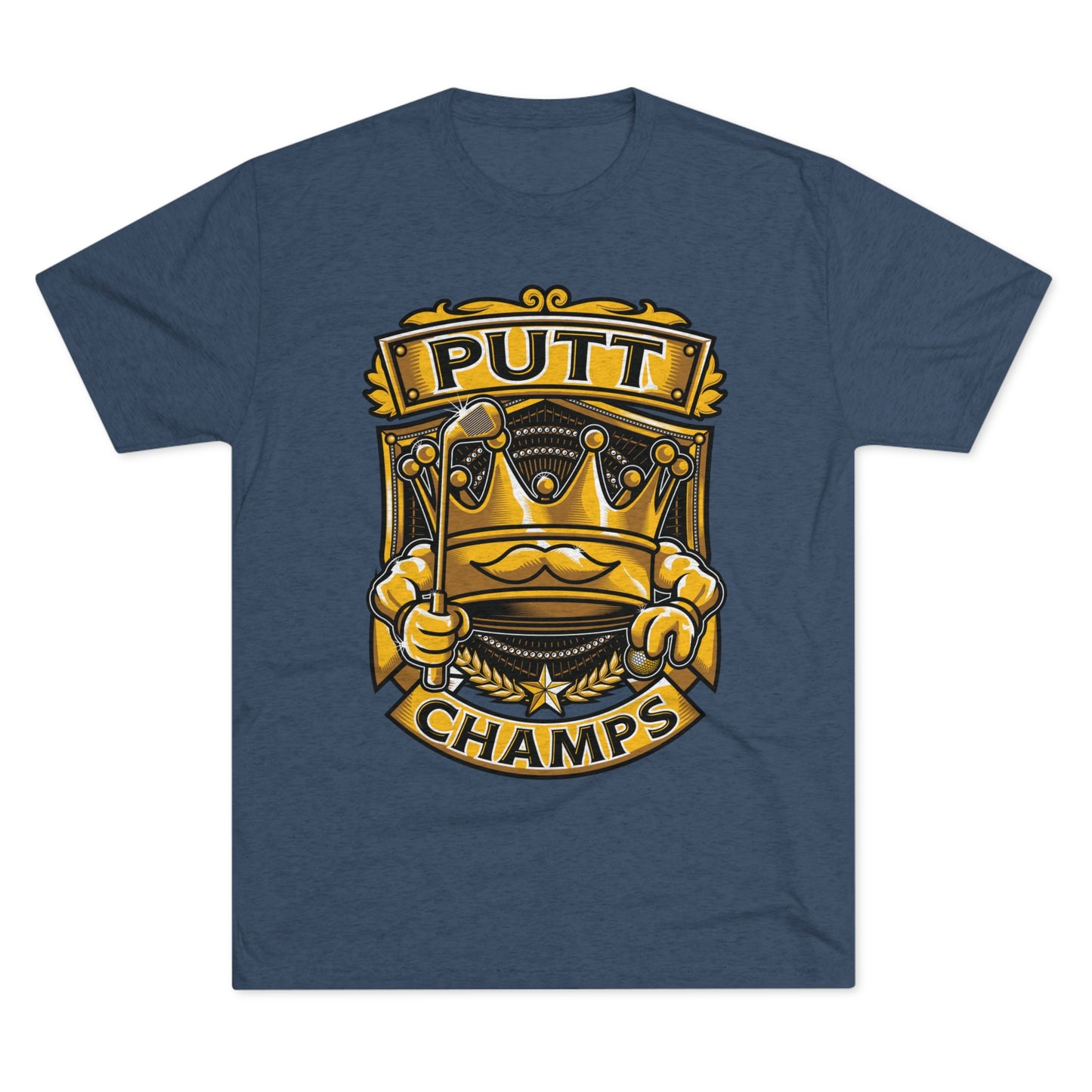 PUTT CHAMPS - PREMIUM SOFT - Unisex Tri-Blend Crew Tee (Next Level 6010)