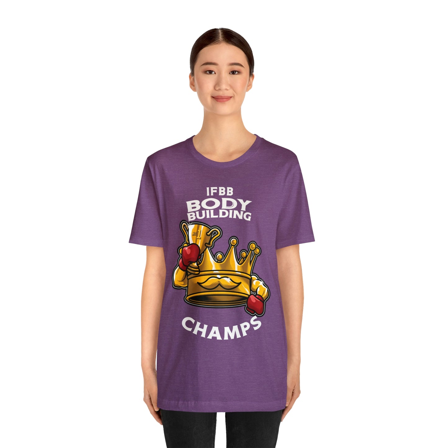 IFBB BODY BUILDING CHAMPS (v2) - Unisex Jersey Short Sleeve Tee (Bella+Canvas)