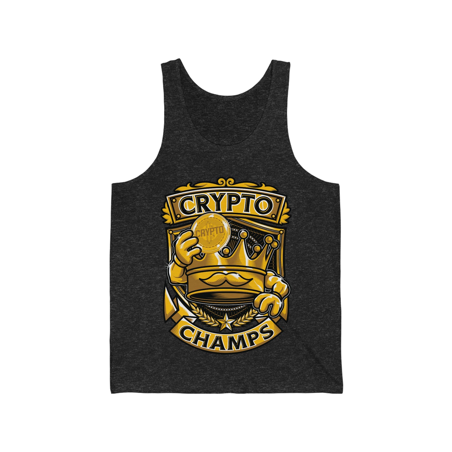 CRYPTO CHAMPS - PREMIUM SOFT - Unisex Jersey Tank (Bella+Canvas 3480)