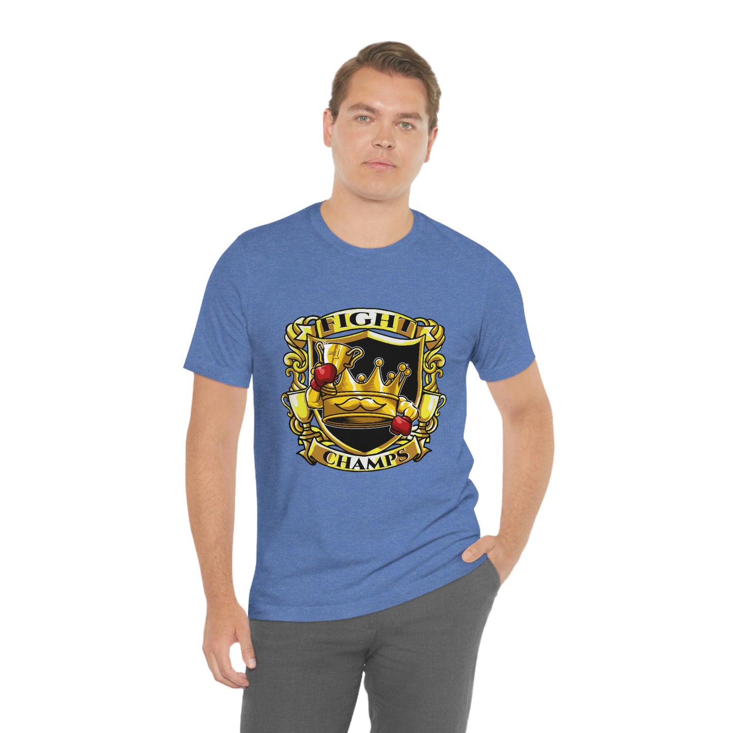 Fight Champs! Unisex Jersey Short Sleeve Tee (Bella+Canvas)