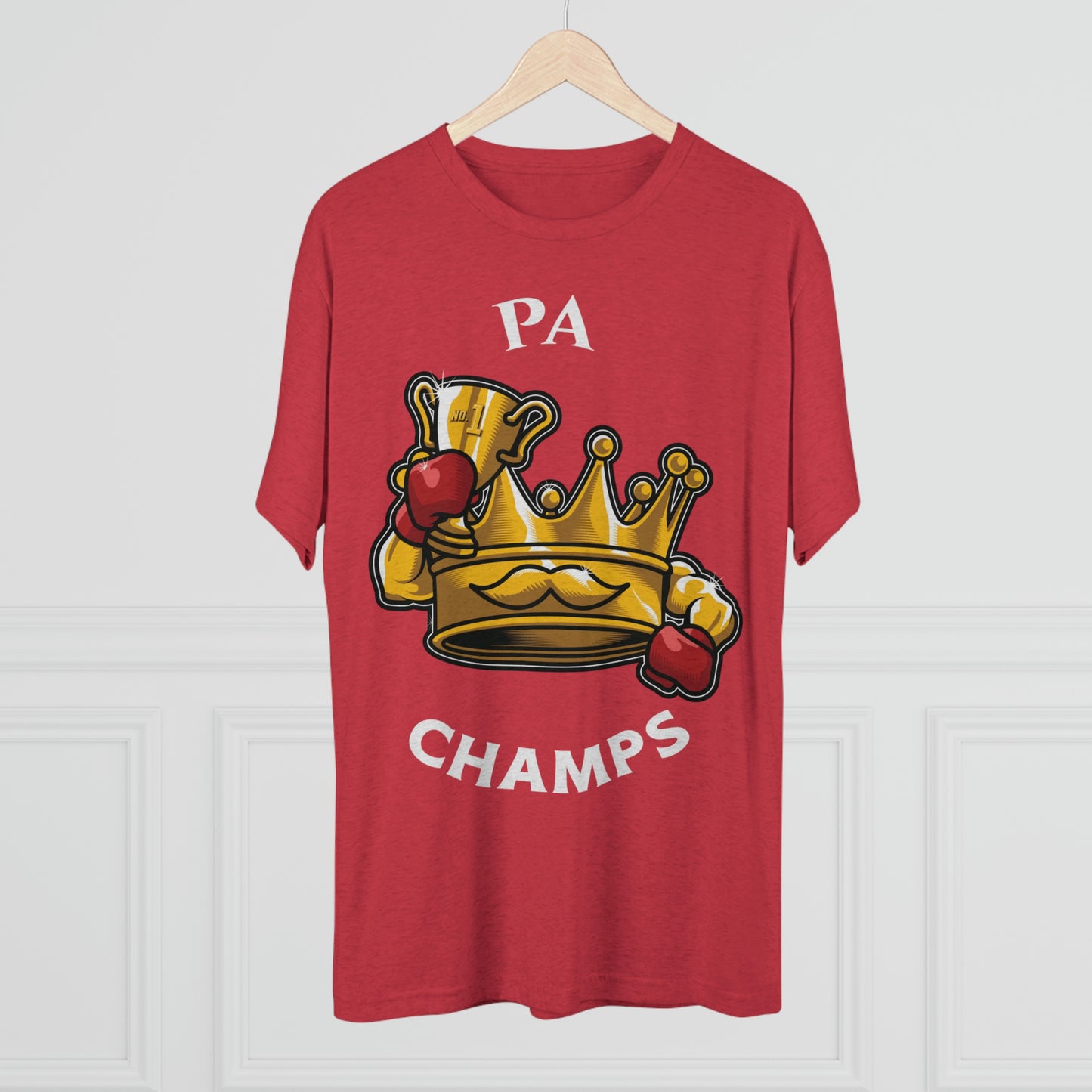 PA CHAMPS (Alternate Logo) - PREMIUM SOFT - Unisex Tri-Blend Crew Tee (Next Level 6010)