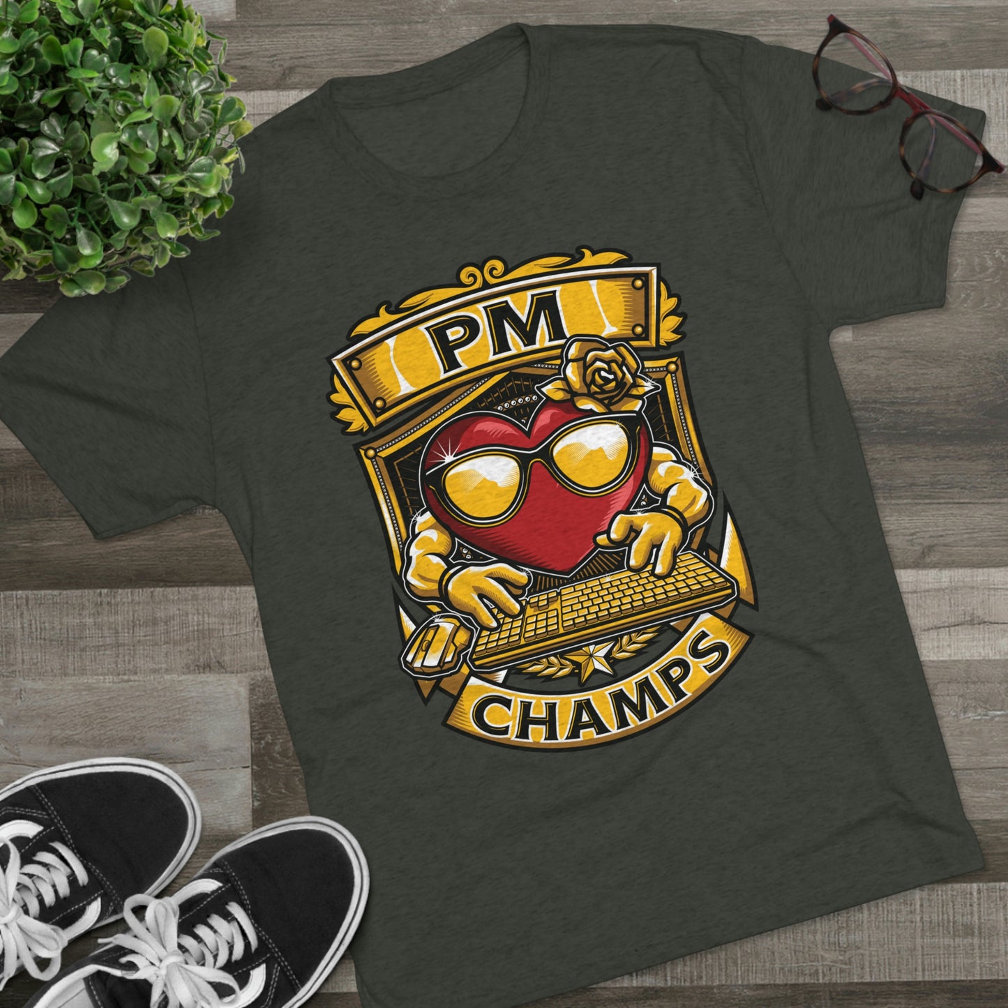 PM CHAMPS - PREMIUM SOFT - Unisex Tri-Blend Crew Tee (Next Level 6010)