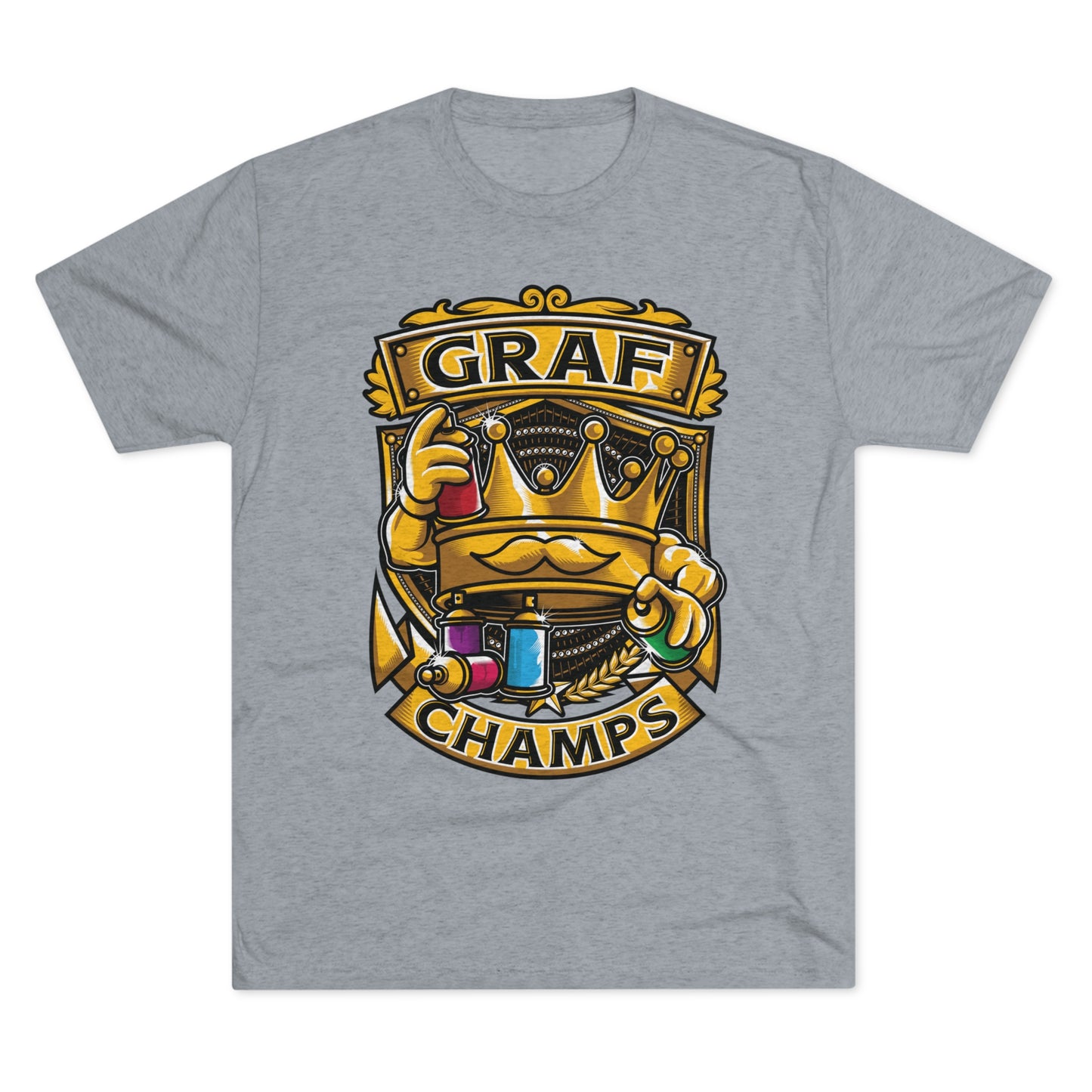 GRAF CHAMPS - PREMIUM SOFT - Unisex Tri-Blend Crew Tee (Next Level 6010)