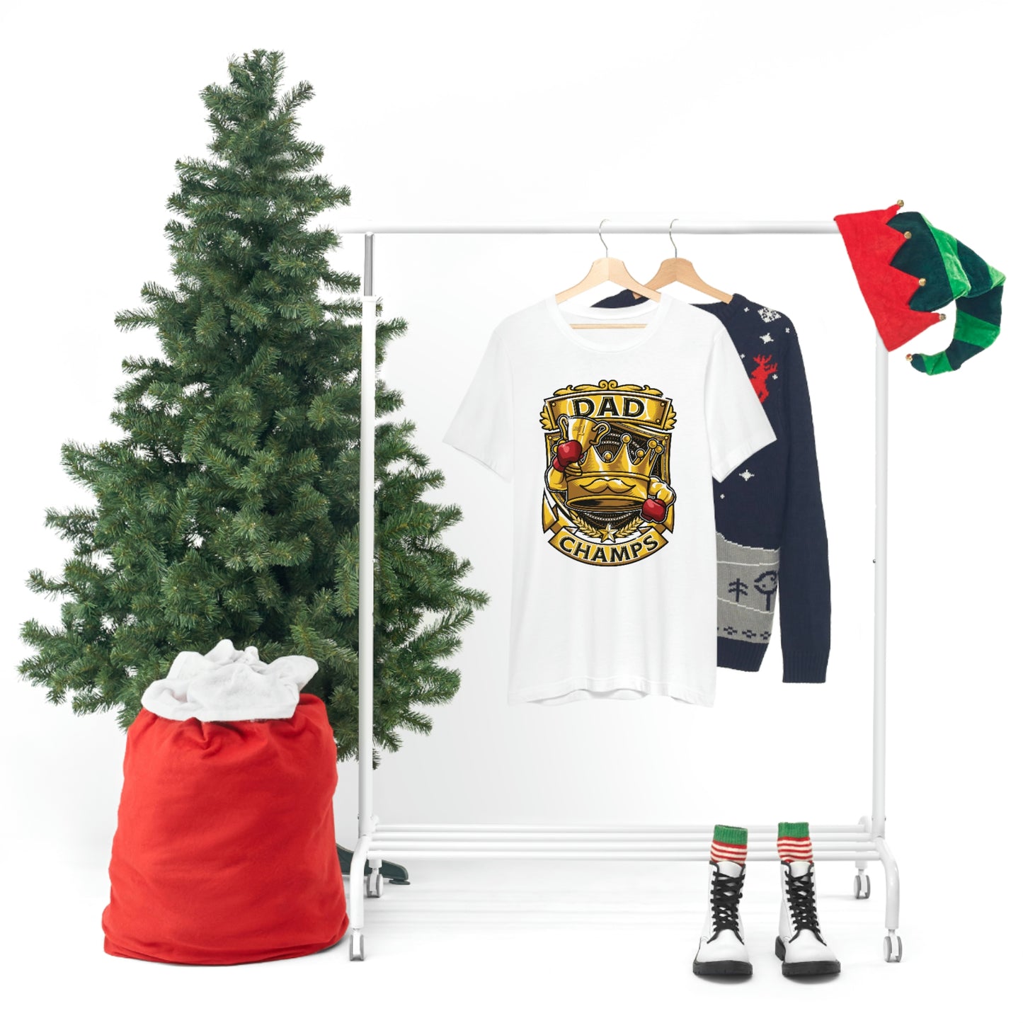 Dad Champs! - Unisex Jersey Short Sleeve Tee (Canvas-Bella)