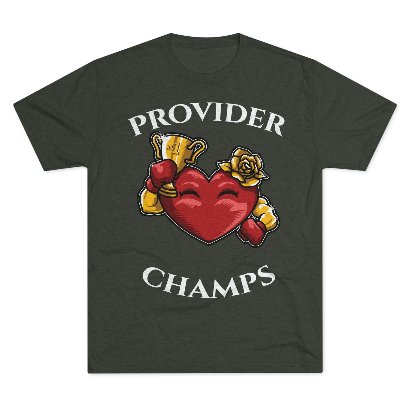 PROVIDER CHAMPS (Alternate Logo) - PREMIUM SOFT - Unisex Tri-Blend Crew Tee (Next Level 6010)