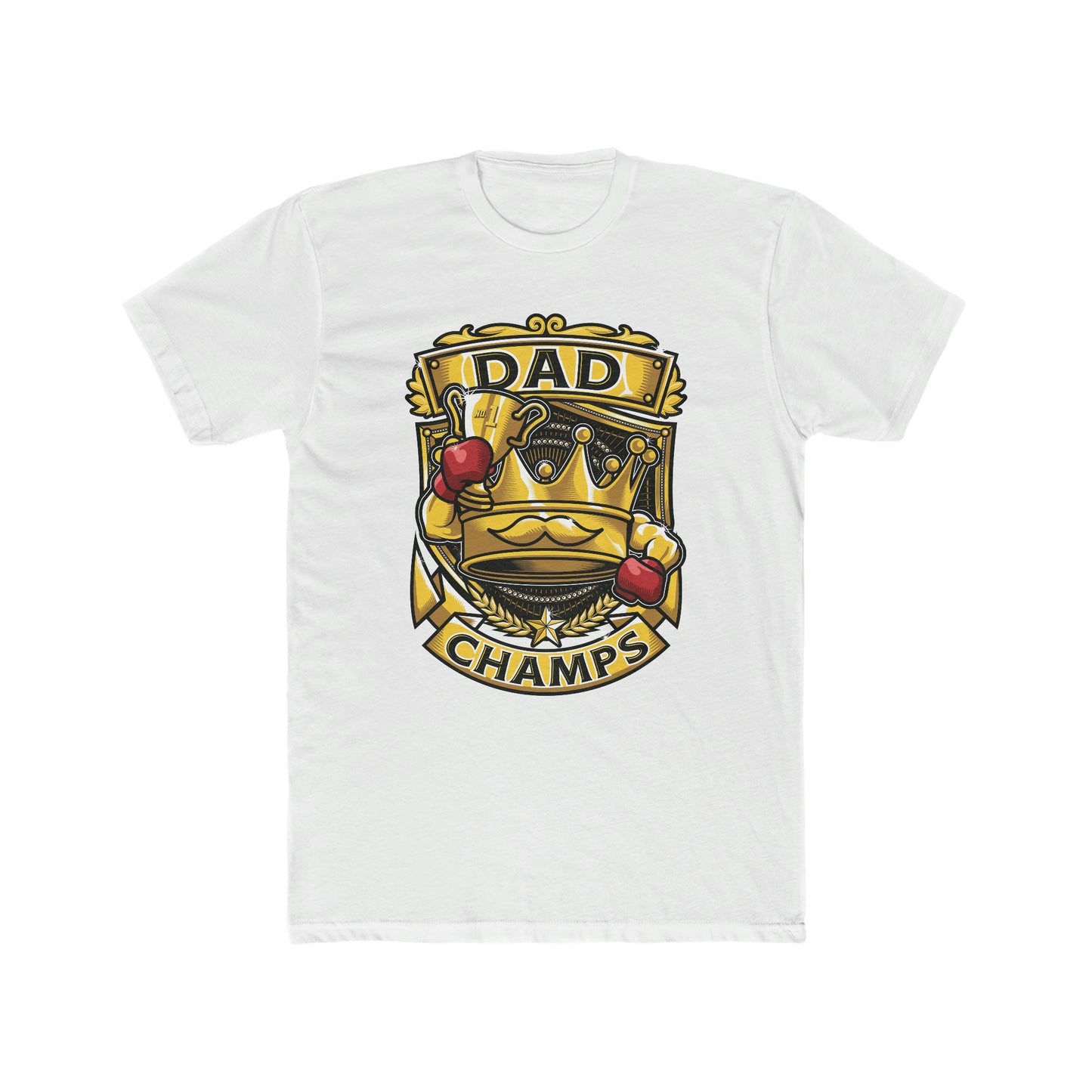 Dad Champs! - Men's Cotton Crew Tee (Next Level)