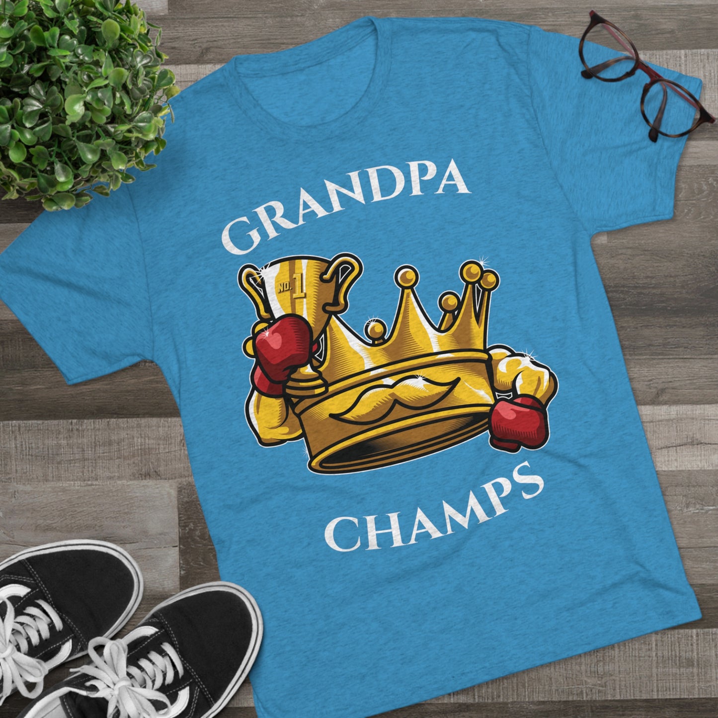 GRANDPA CHAMPS - PREMIUM SOFT - Unisex Tri-Blend Crew Tee (Next Level 6010)