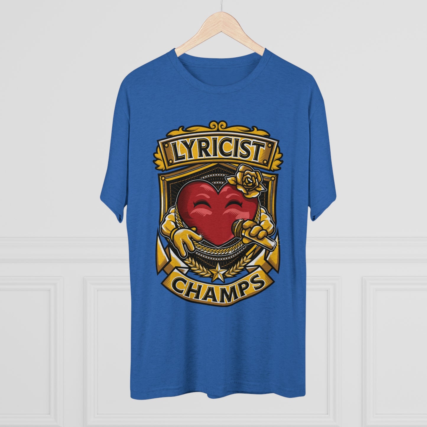 LYRICIST CHAMPS - PREMIUM SOFT - Unisex Tri-Blend Crew Tee (Next Level 6010)
