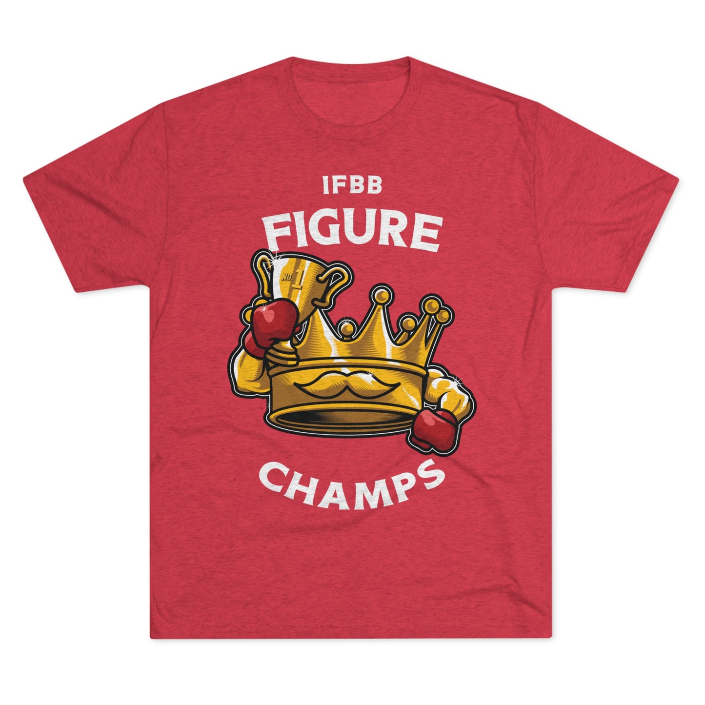 IFBB FIGURE CHAMPS (v2) - PREMIUM SOFT - Unisex Tri-Blend Crew Tee (Next Level 6010)
