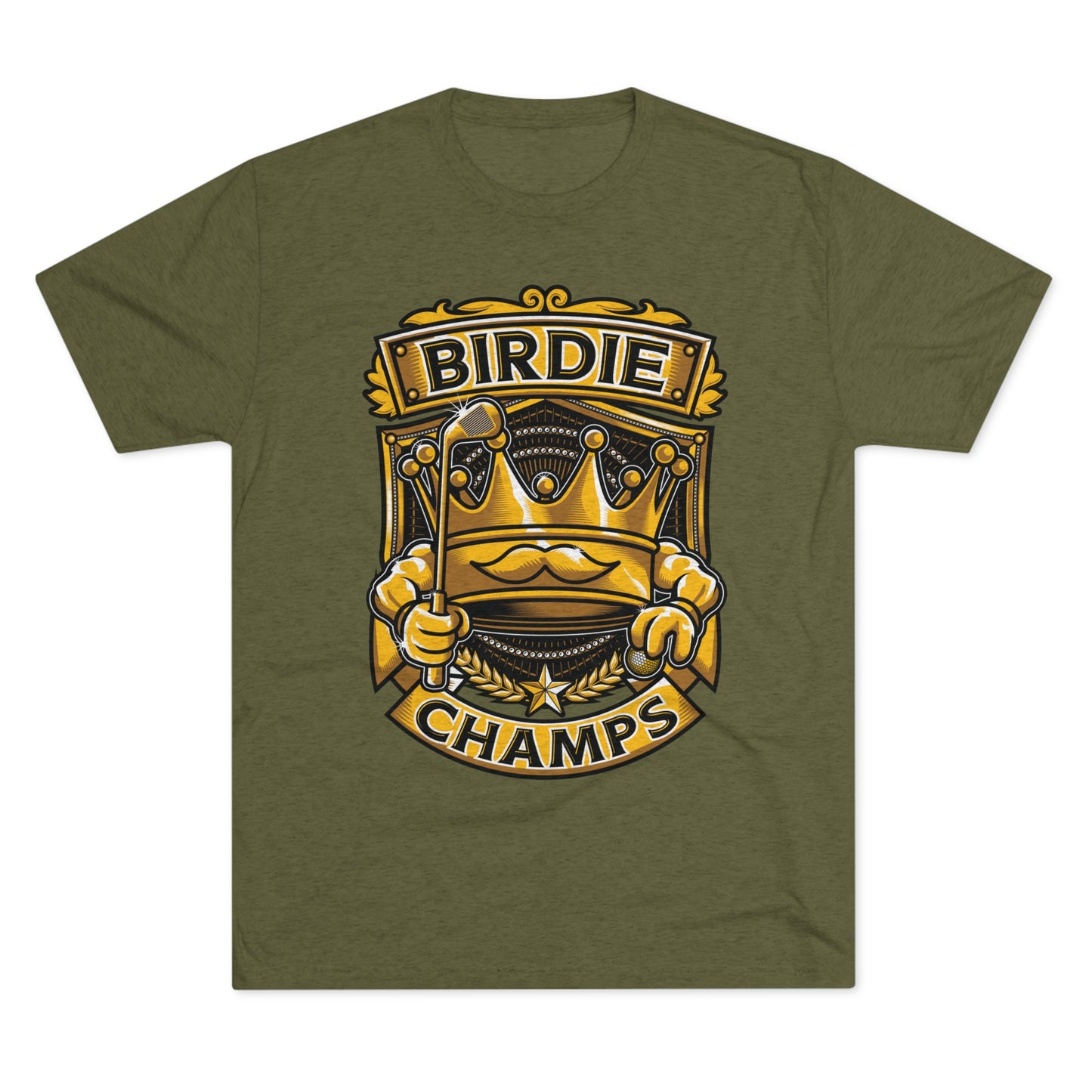 BIRDIE CHAMPS - PREMIUM SOFT - Unisex Tri-Blend Crew Tee (Next Level 6010)