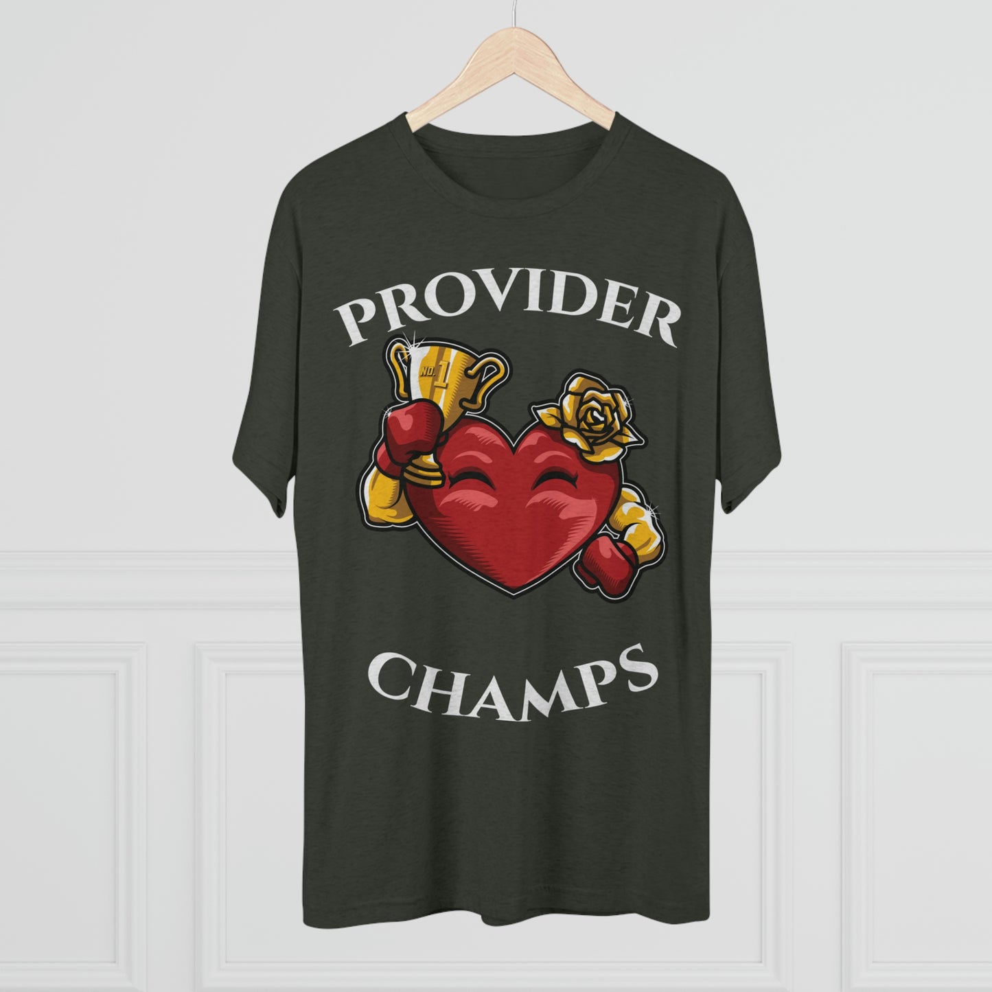 PROVIDER CHAMPS (Alternate Logo) - PREMIUM SOFT - Unisex Tri-Blend Crew Tee (Next Level 6010)