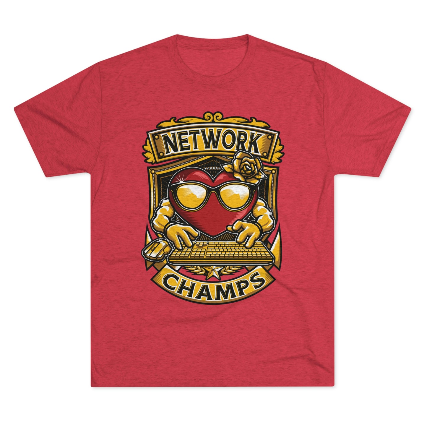 NETWORK CHAMPS - PREMIUM SOFT - Unisex Tri-Blend Crew Tee (Next Level 6010)