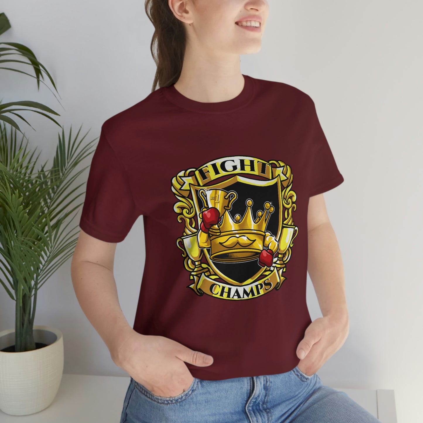 Fight Champs! Unisex Jersey Short Sleeve Tee (Bella+Canvas)