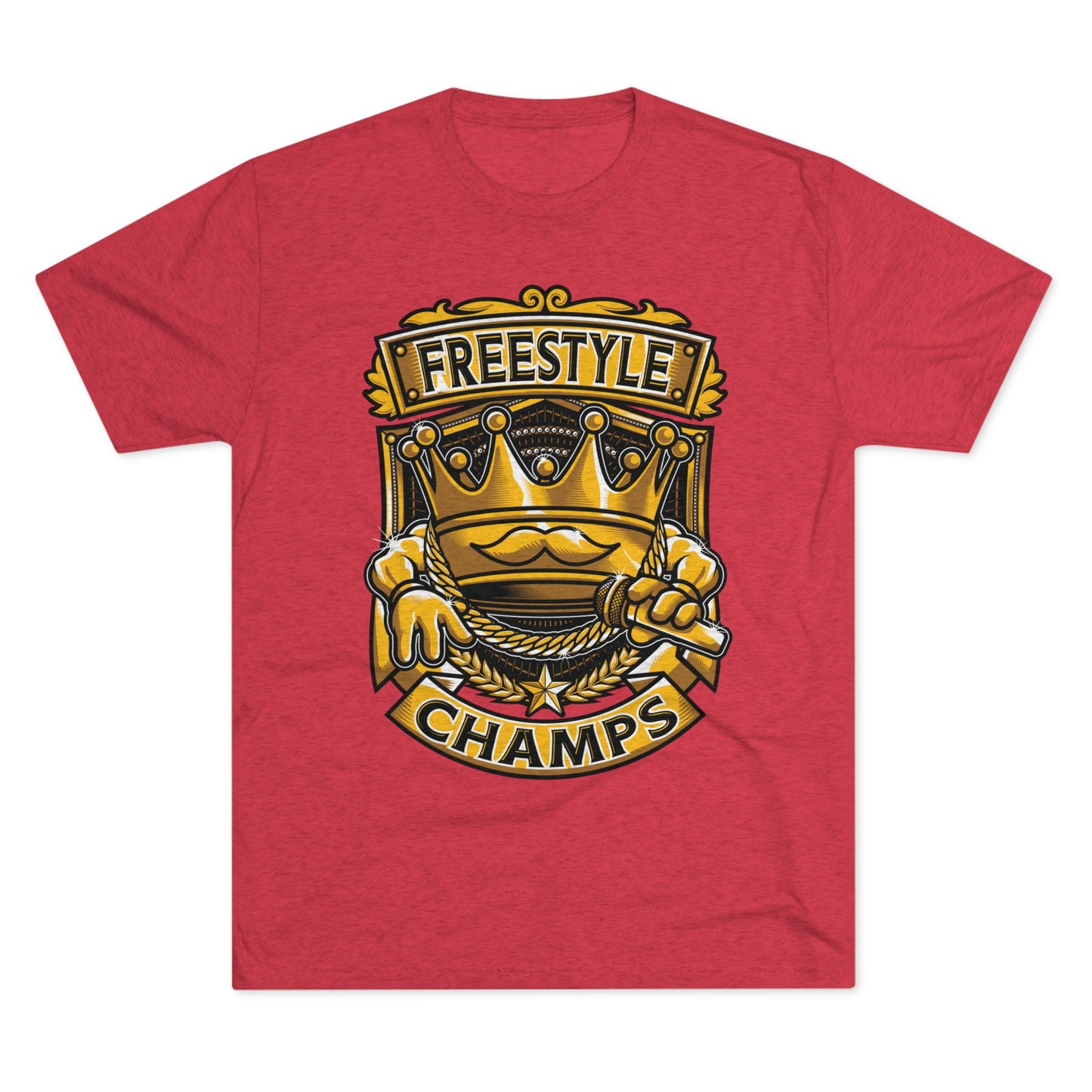 FREESTYLE CHAMPS - PREMIUM SOFT - Unisex Tri-Blend Crew Tee (Next Level 6010)