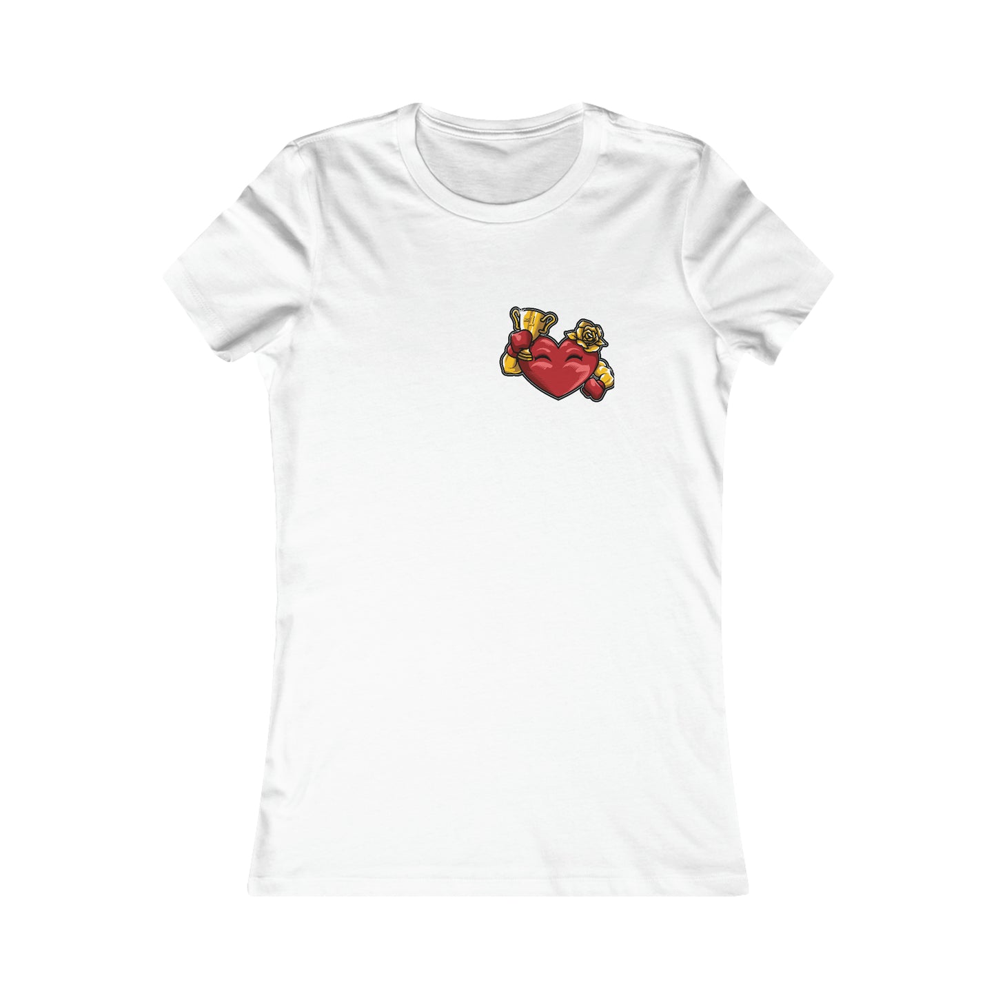 IFBB BIKINI CHAMPS (Small Front Logo) - Women's Favorite Tee (Bella+Canvas)