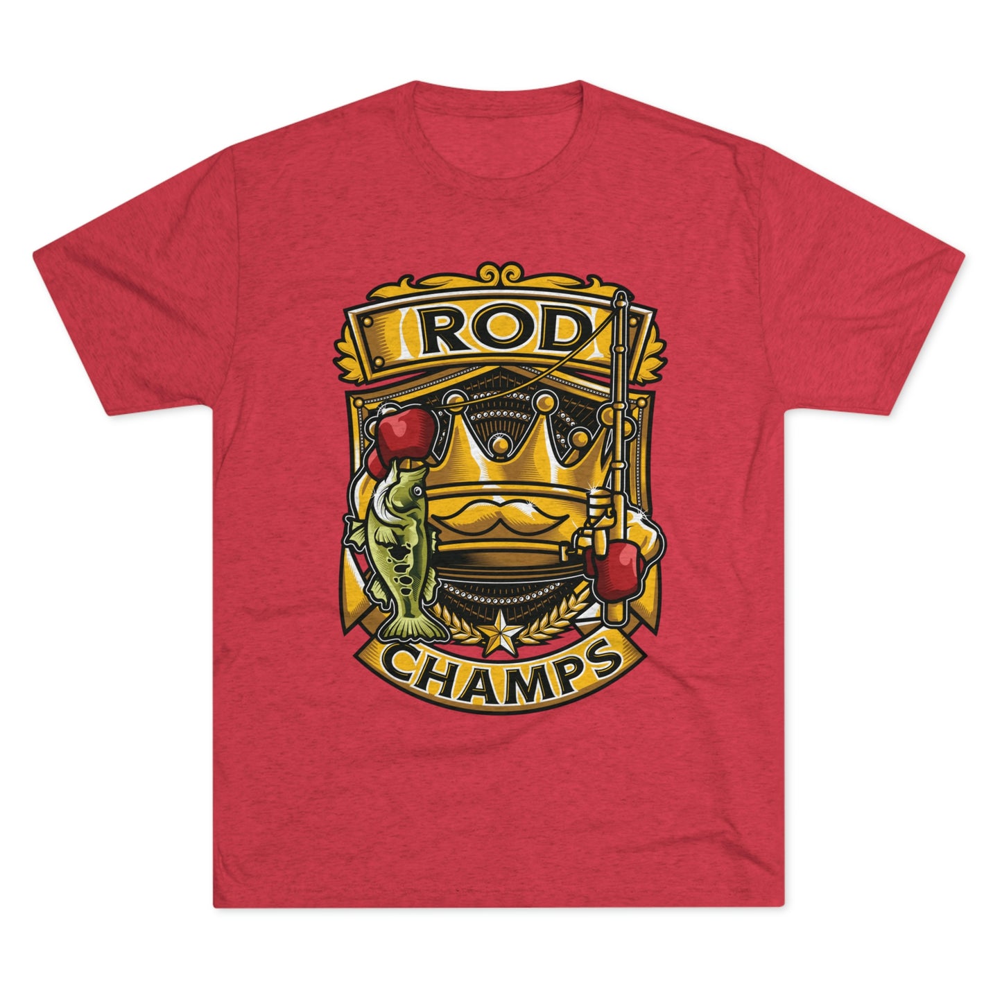 ROD CHAMPS - PREMIUM SOFT - Unisex Tri-Blend Crew Tee (Next Level 6010)