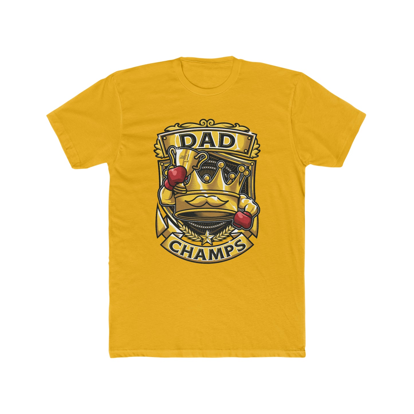 Dad Champs! - Men's Cotton Crew Tee (Next Level)