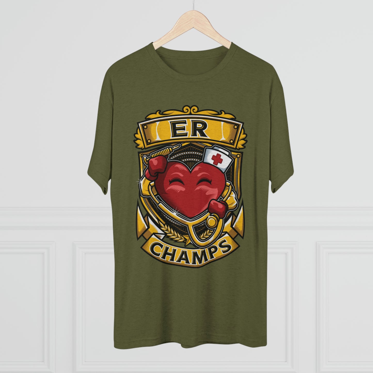 ER CHAMPS - PREMIUM SOFT - Unisex Tri-Blend Crew Tee (Next Level 6010)