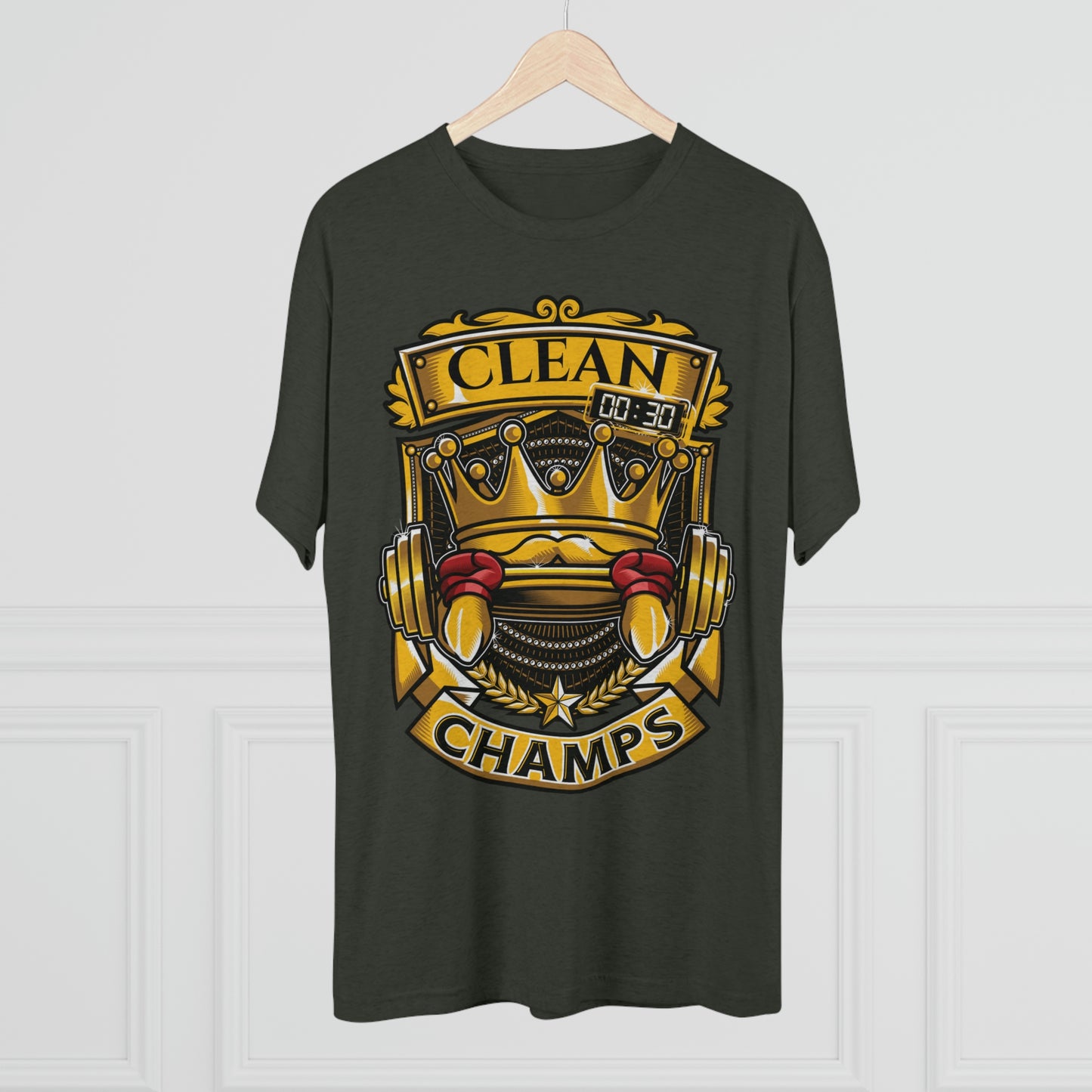 CLEAN CHAMPS - PREMIUM SOFT - Unisex Tri-Blend Crew Tee (Next Level 6010)