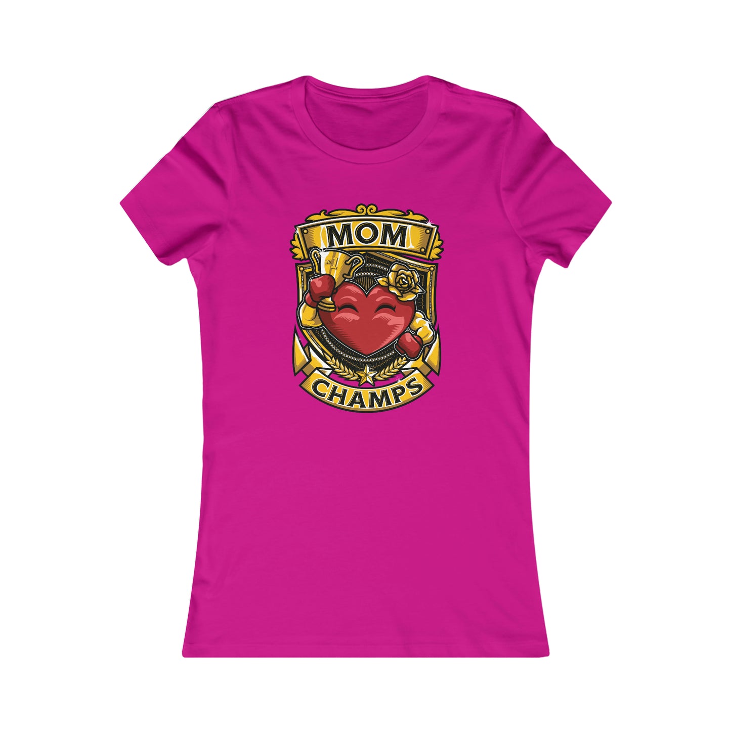 Mom Champs! Women's Favorite Tee (Bella+Canva)